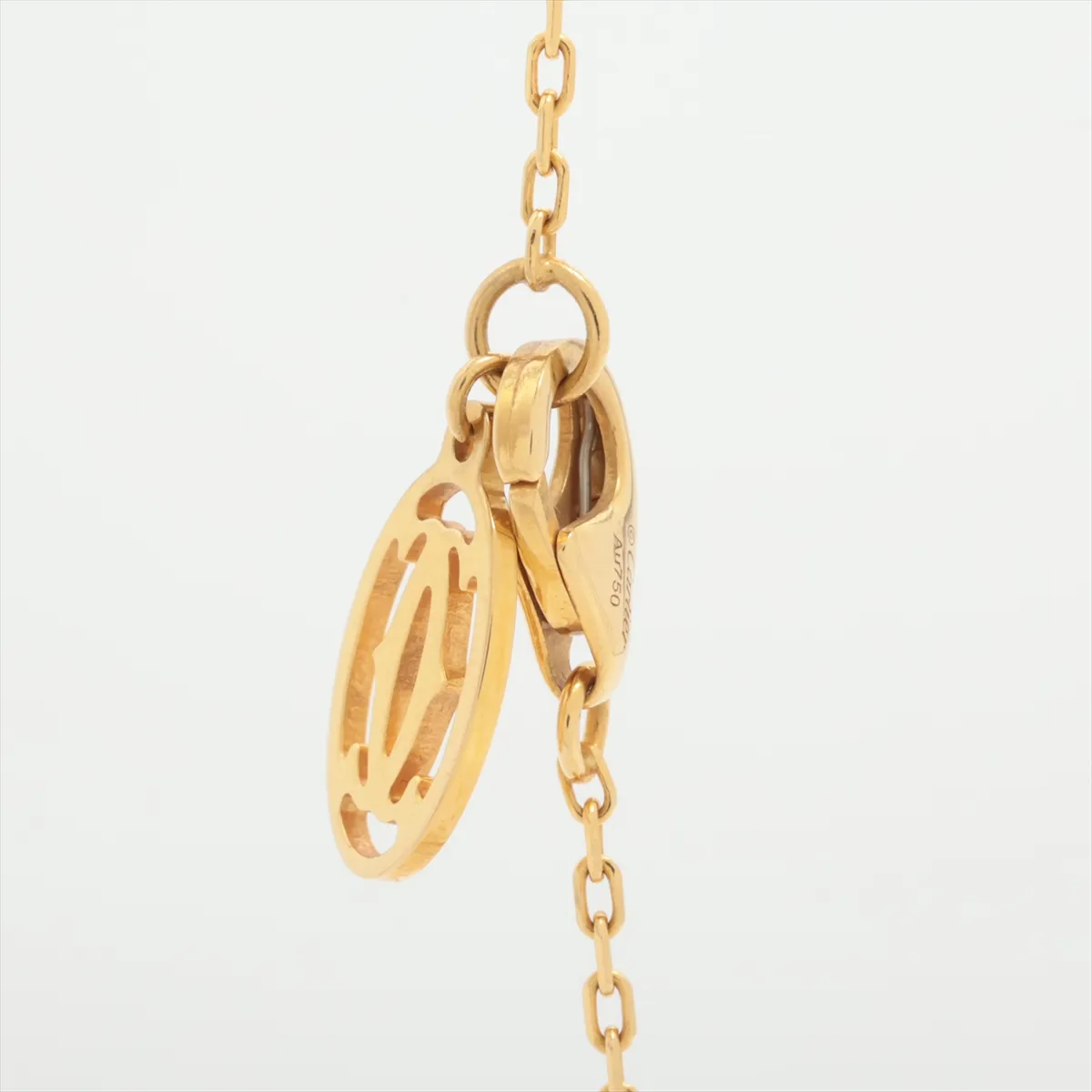Damour SM Diamond Necklace 750 (Yellow Gold) 2.8g BSN712 — view 3