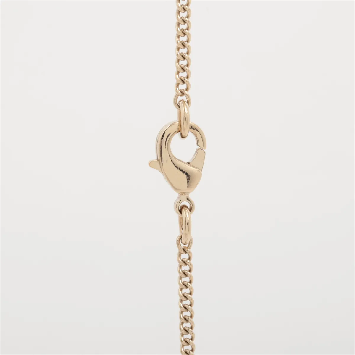 Circle Coco B20S Necklace, GP x Rhinestone, Gold, — view 3