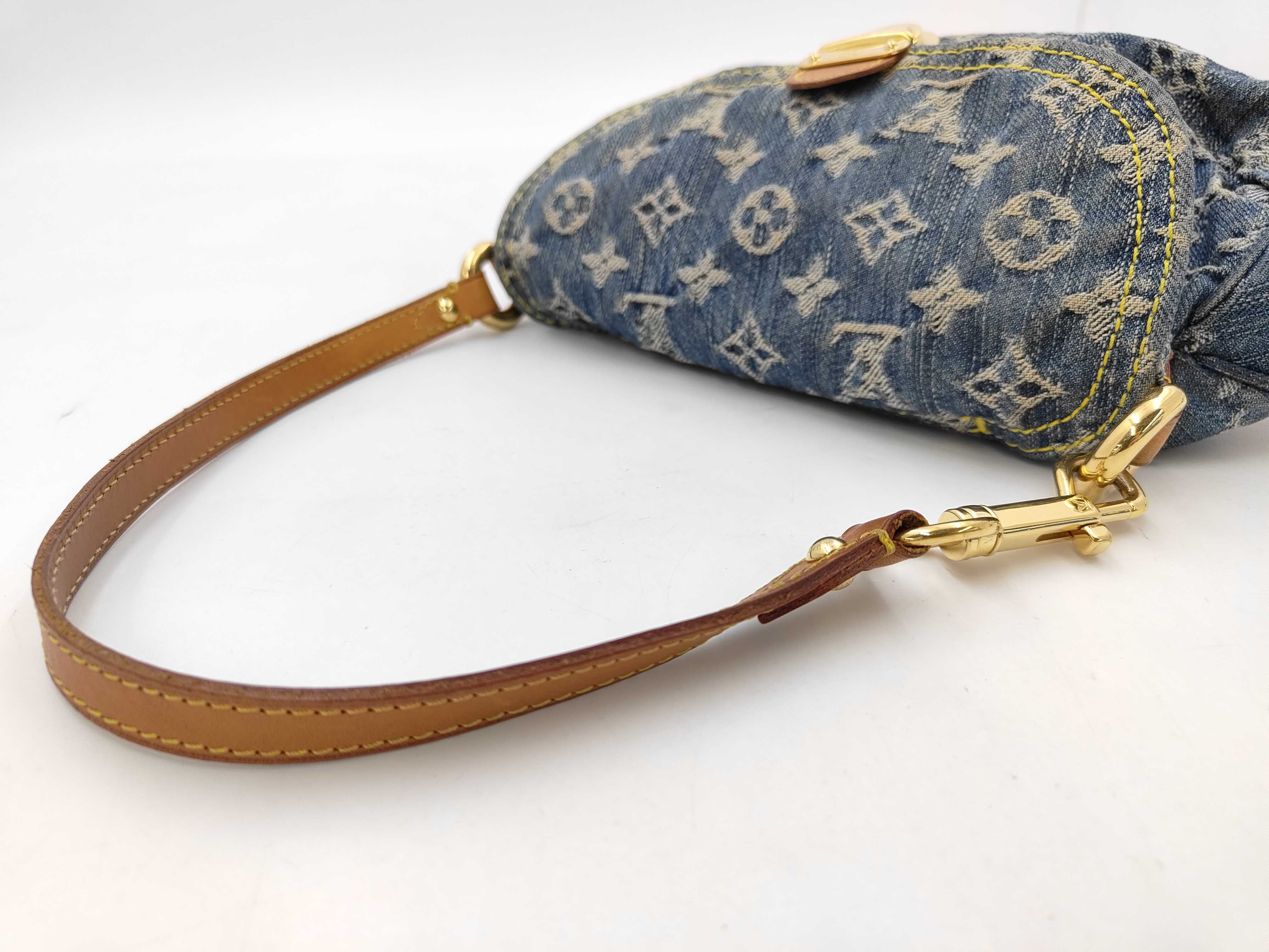 LOUISVUITTON Monogram Denim Mini Pretty M95050 CA0076 Handbag — view 3
