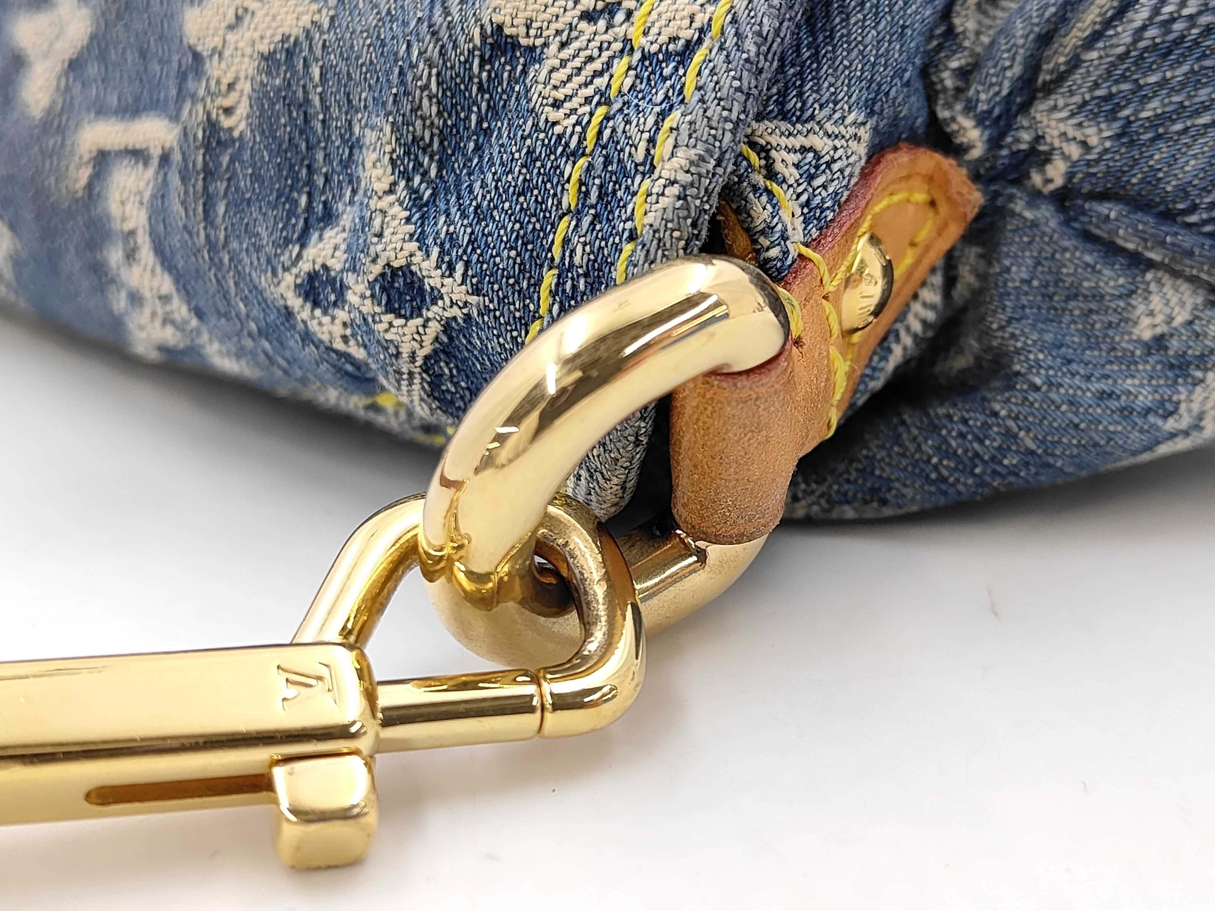 LOUISVUITTON Monogram Denim Mini Pretty M95050 CA0076 Handbag — view 5