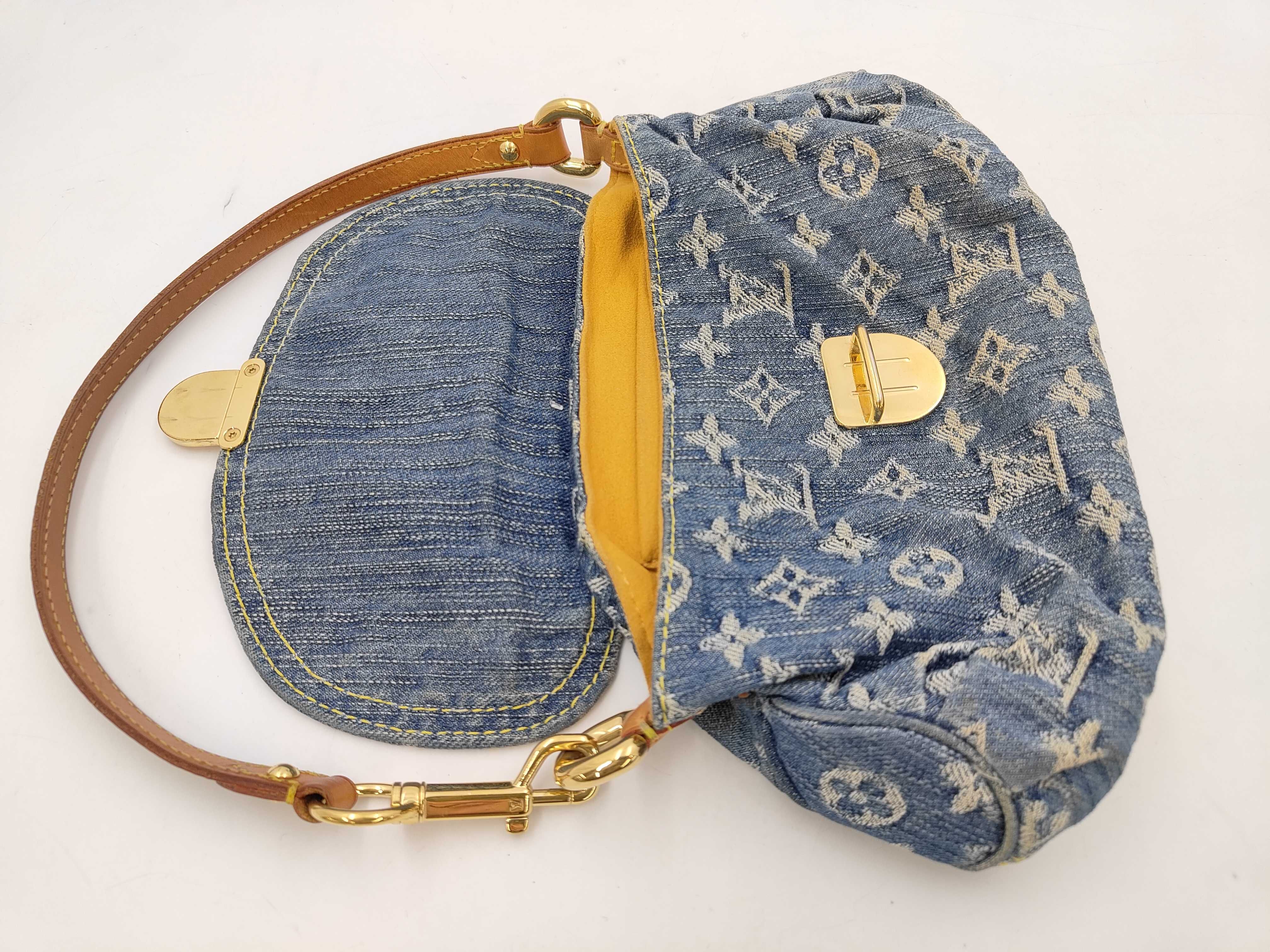 LOUISVUITTON Monogram Denim Mini Pretty M95050 CA0076 Handbag — view 8