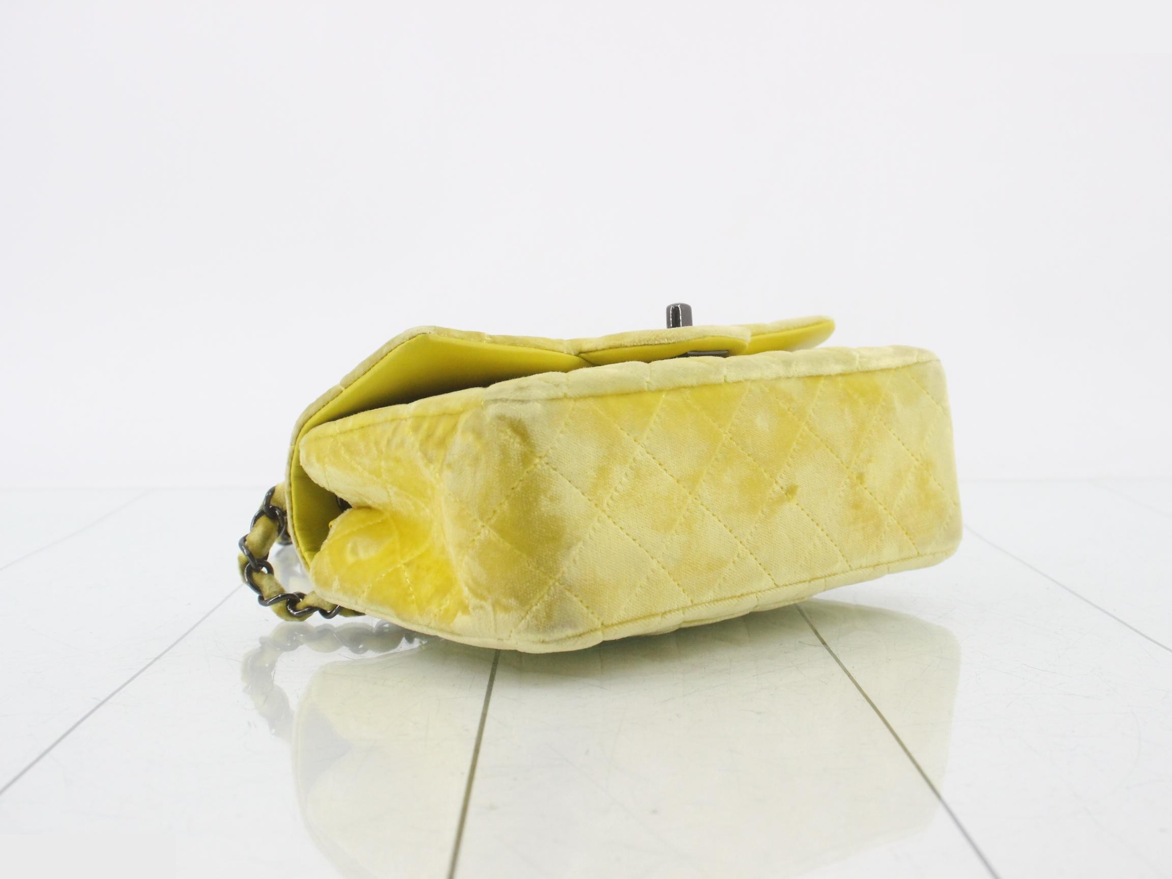 Suede Mini Matelassé Shoulder Bag — view 5