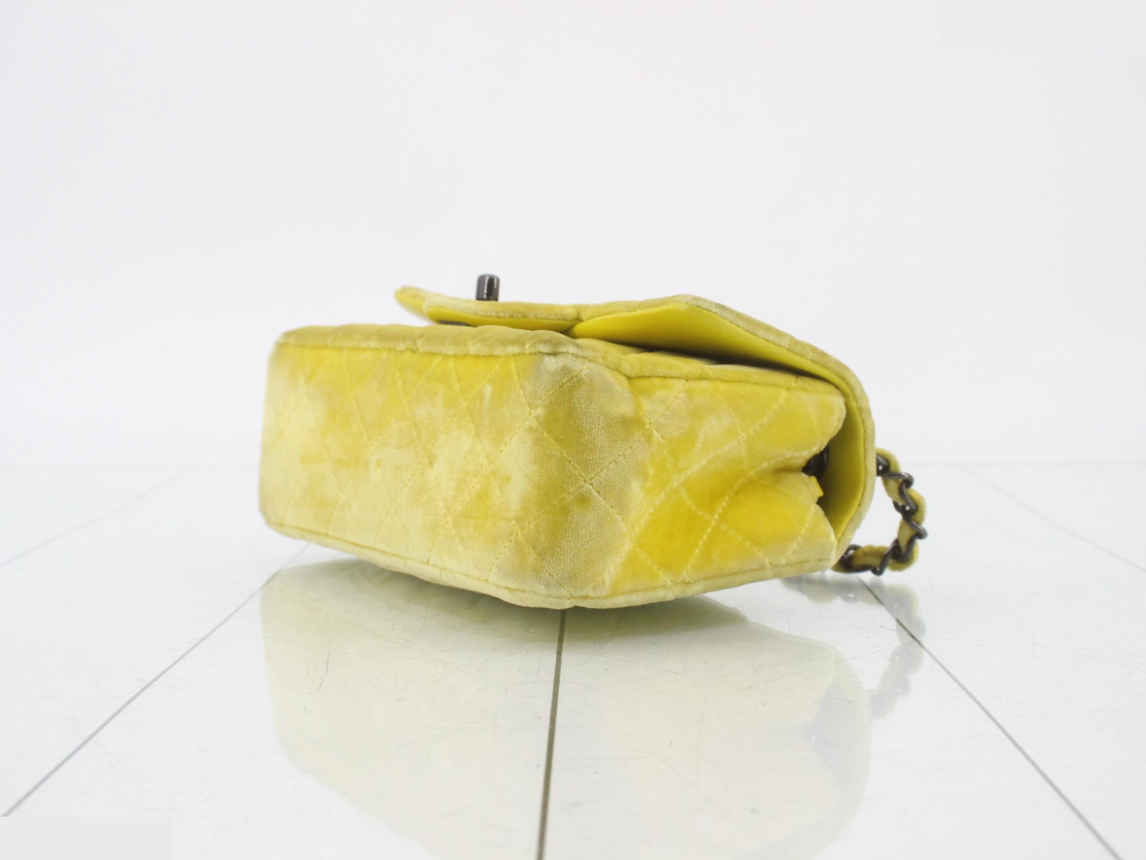 Suede Mini Matelassé Shoulder Bag — view 6