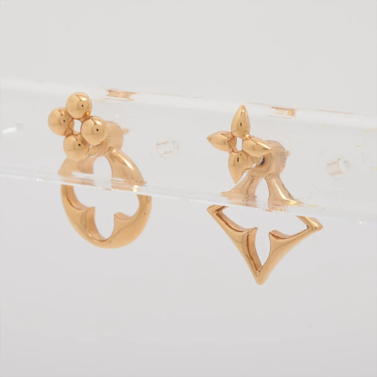 M00770 LV Flowergram Earrings LE1213 Earrings (Pair) GP Gold — view 3