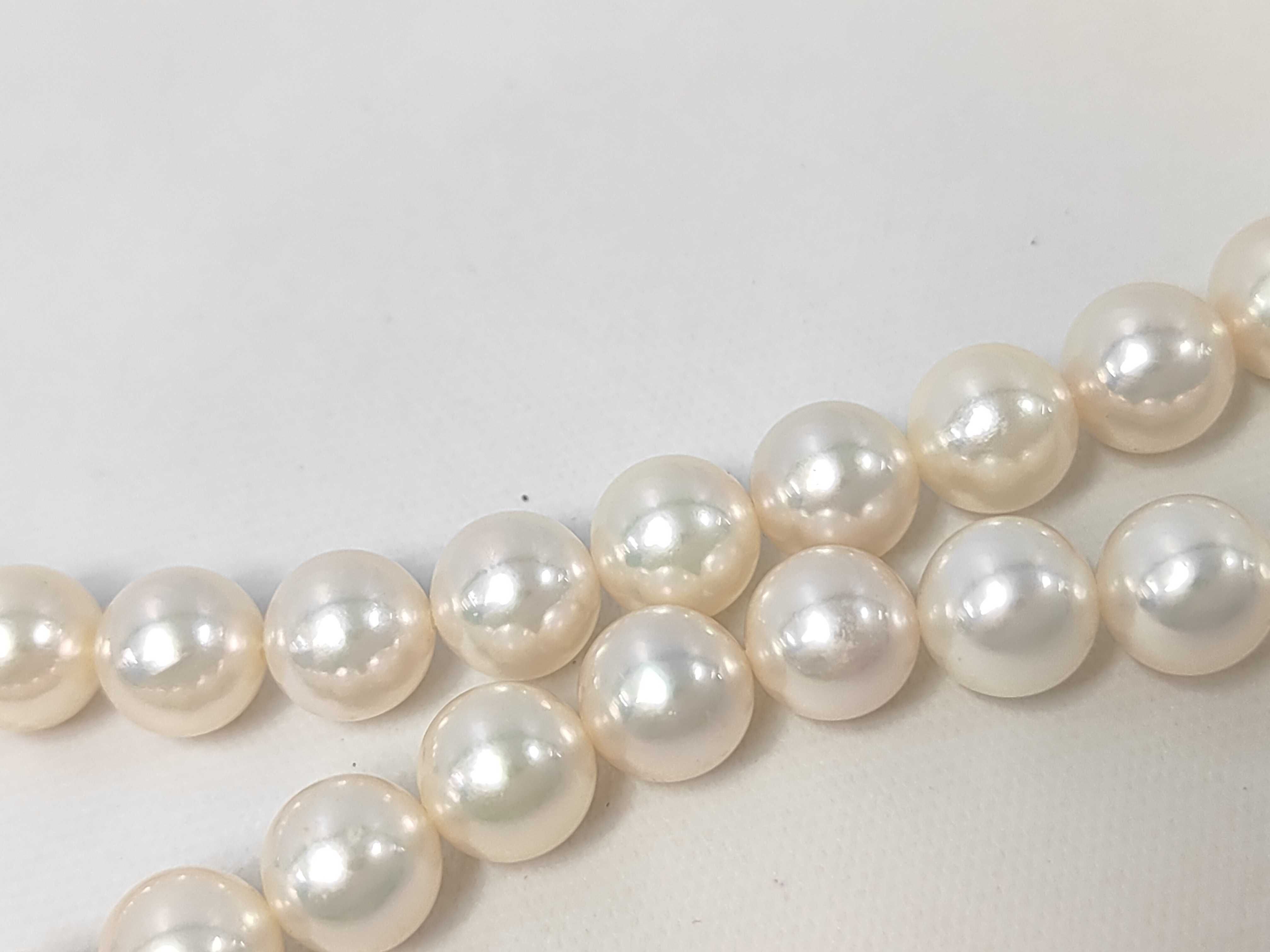 Jewelry Maki Akoya Pearl Necklace 7mm-7.5mm SV925 Necklace — view 4