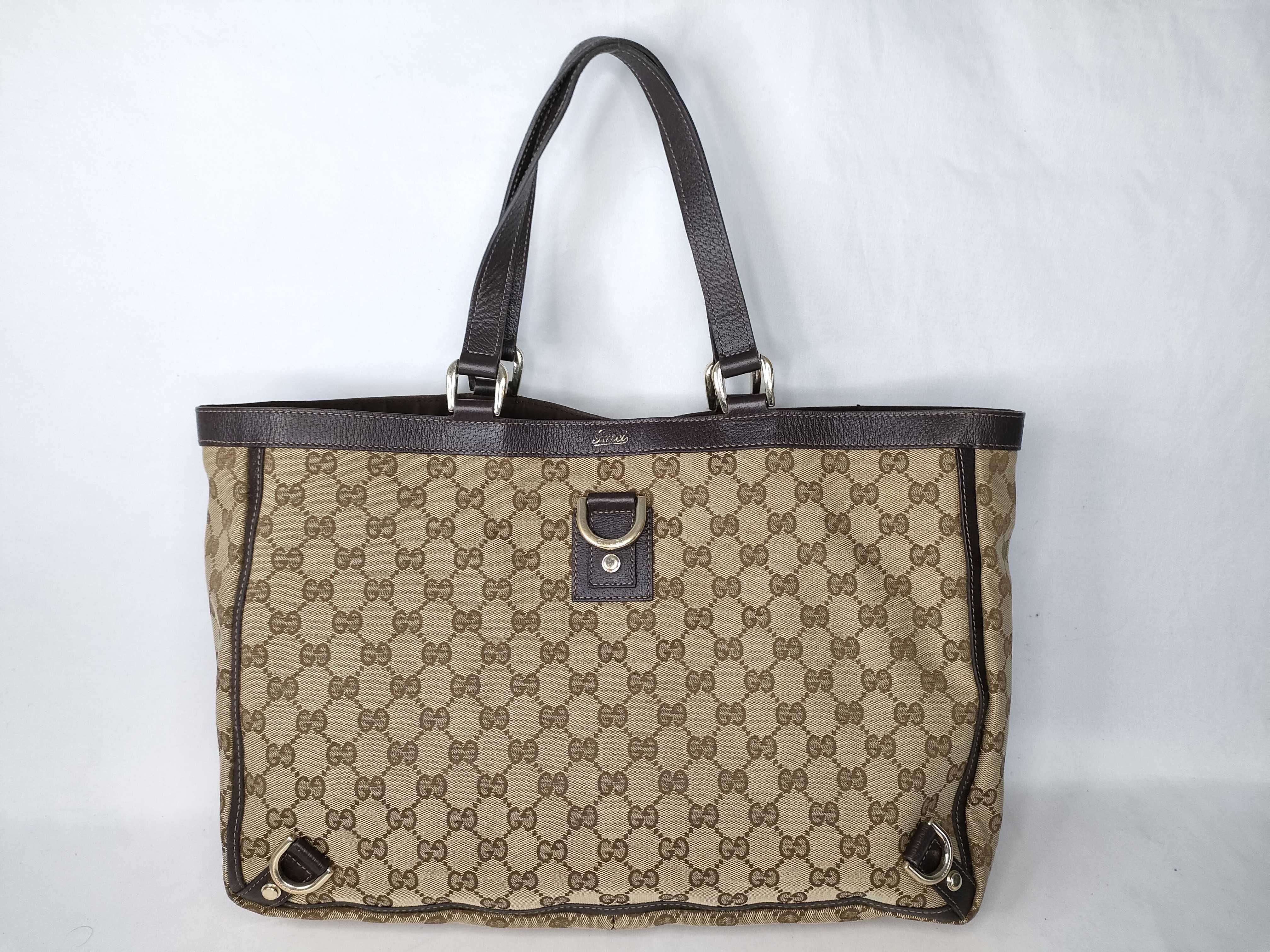 GG Canvas Gucci Abbey Handbag 141472 Handbag