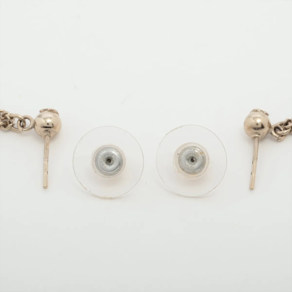No. 5 Earrings (Pair) GP Gold x Red — view 4