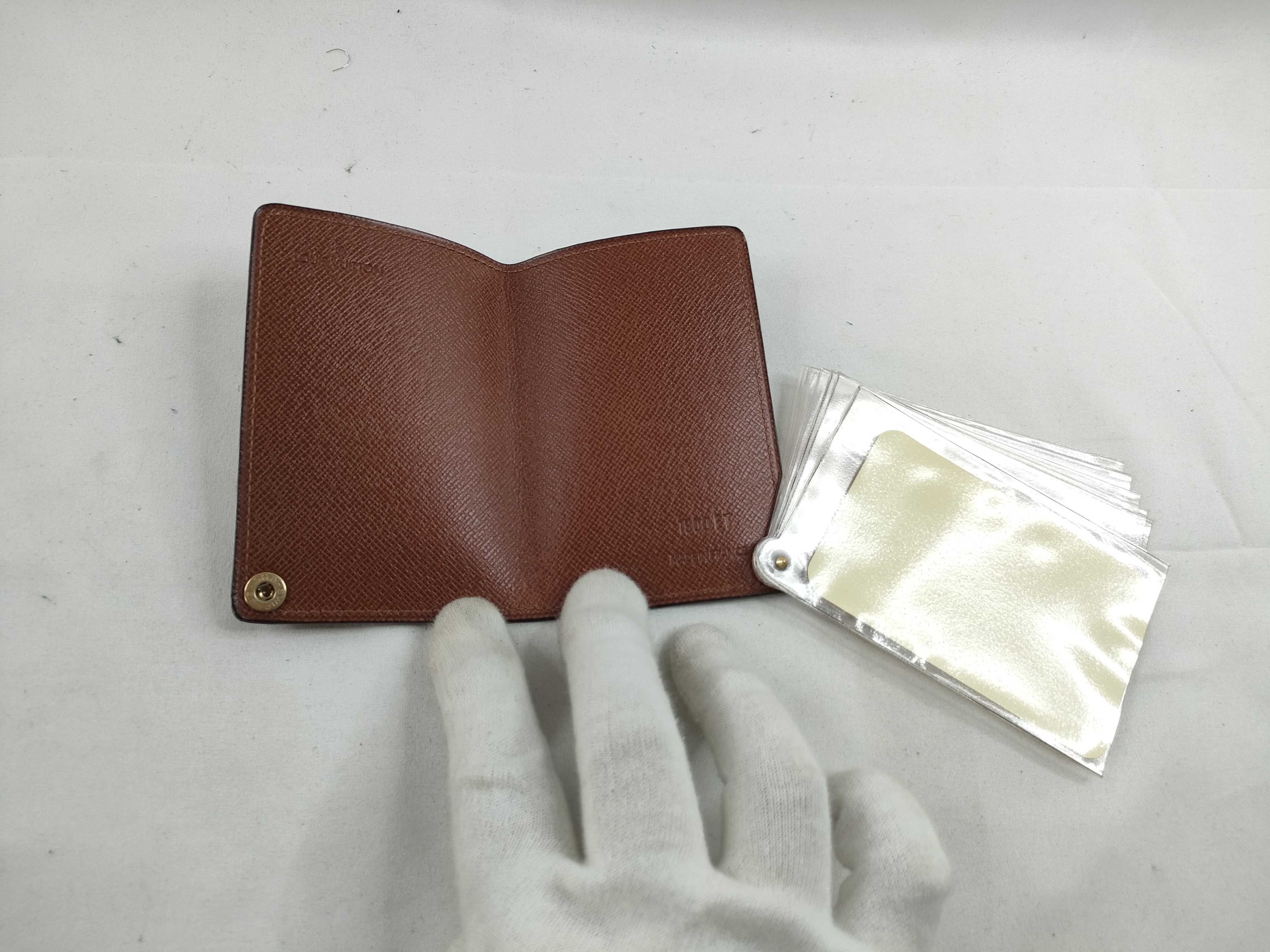 Monogram M60937 Portecarte Credit Pression Card Case — view 11