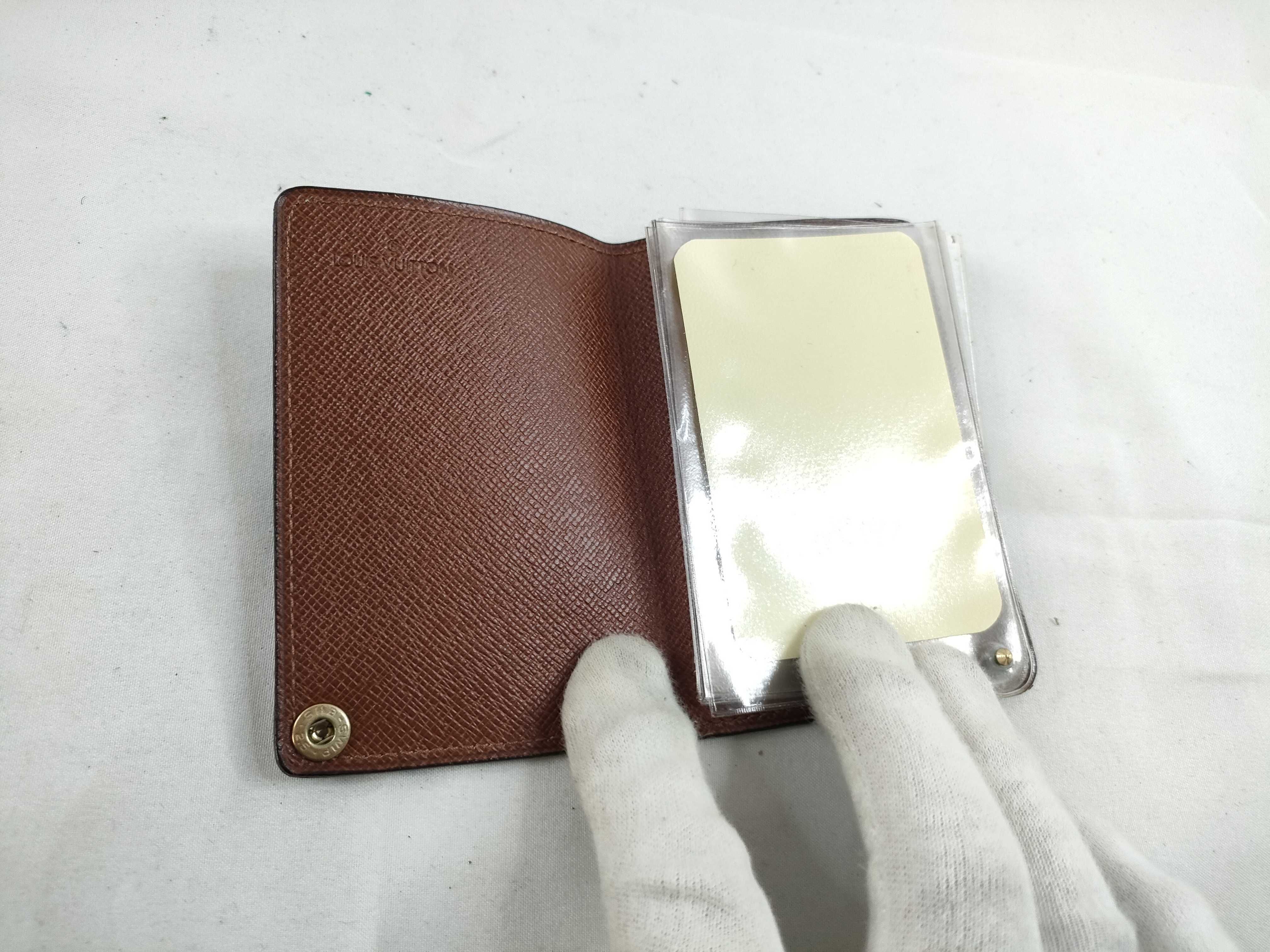 Monogram M60937 Portecarte Credit Pression Card Case — view 8
