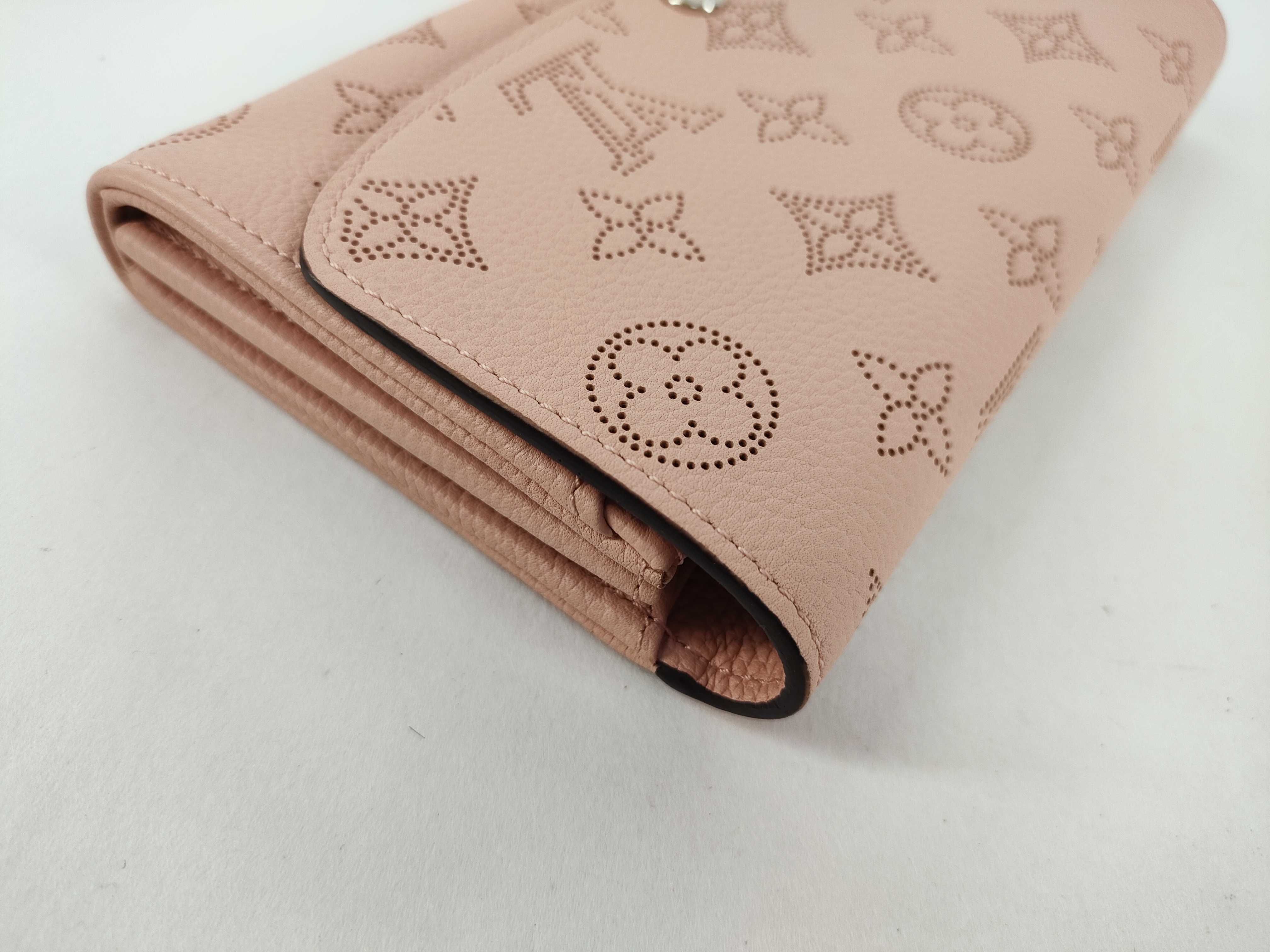Mahina Portefeuille Iris Wallet with Box, Dust Bag, and Initials — view 3
