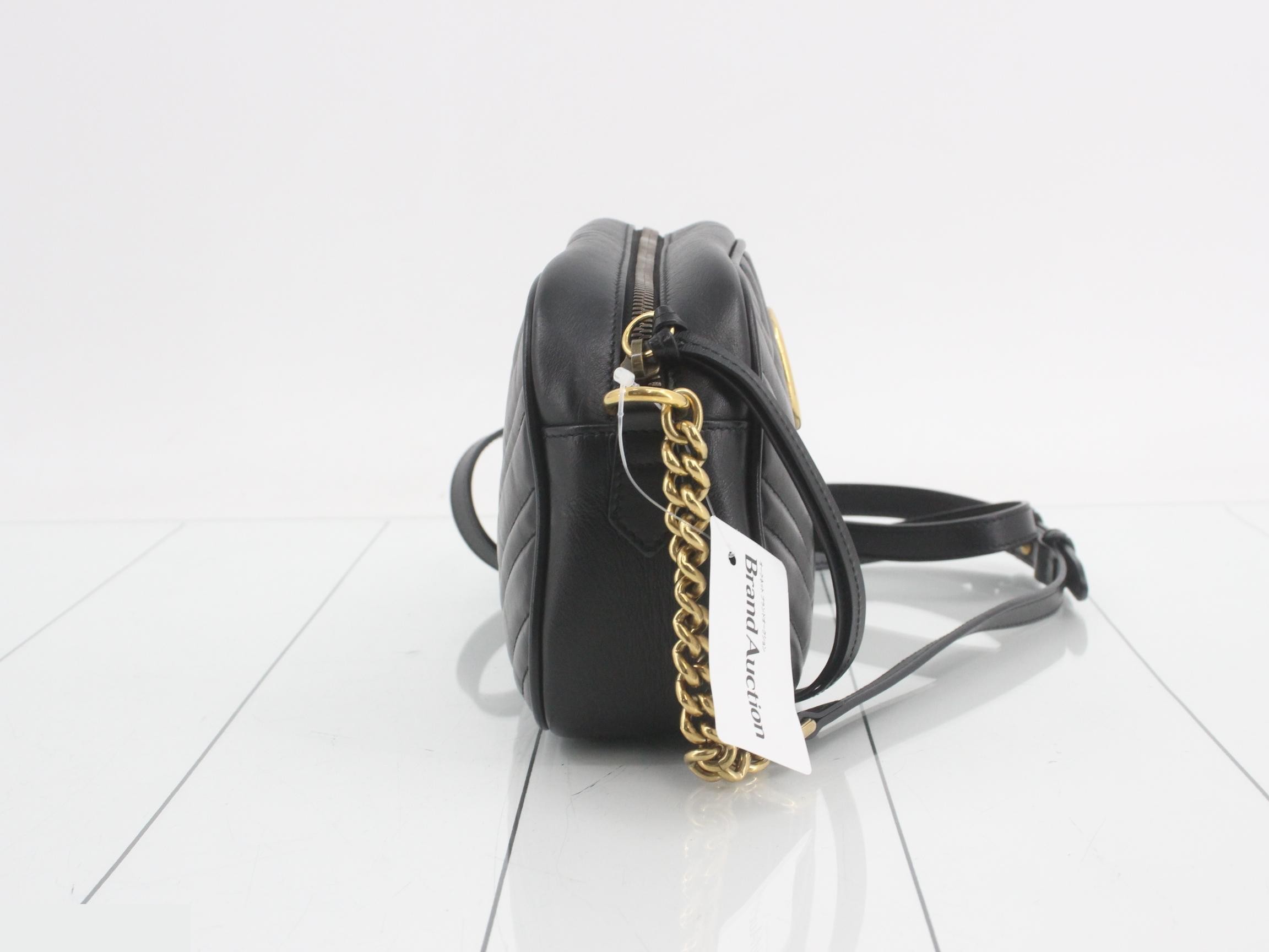 447632 Marmont Chain Shoulder Bag - Black — view 4