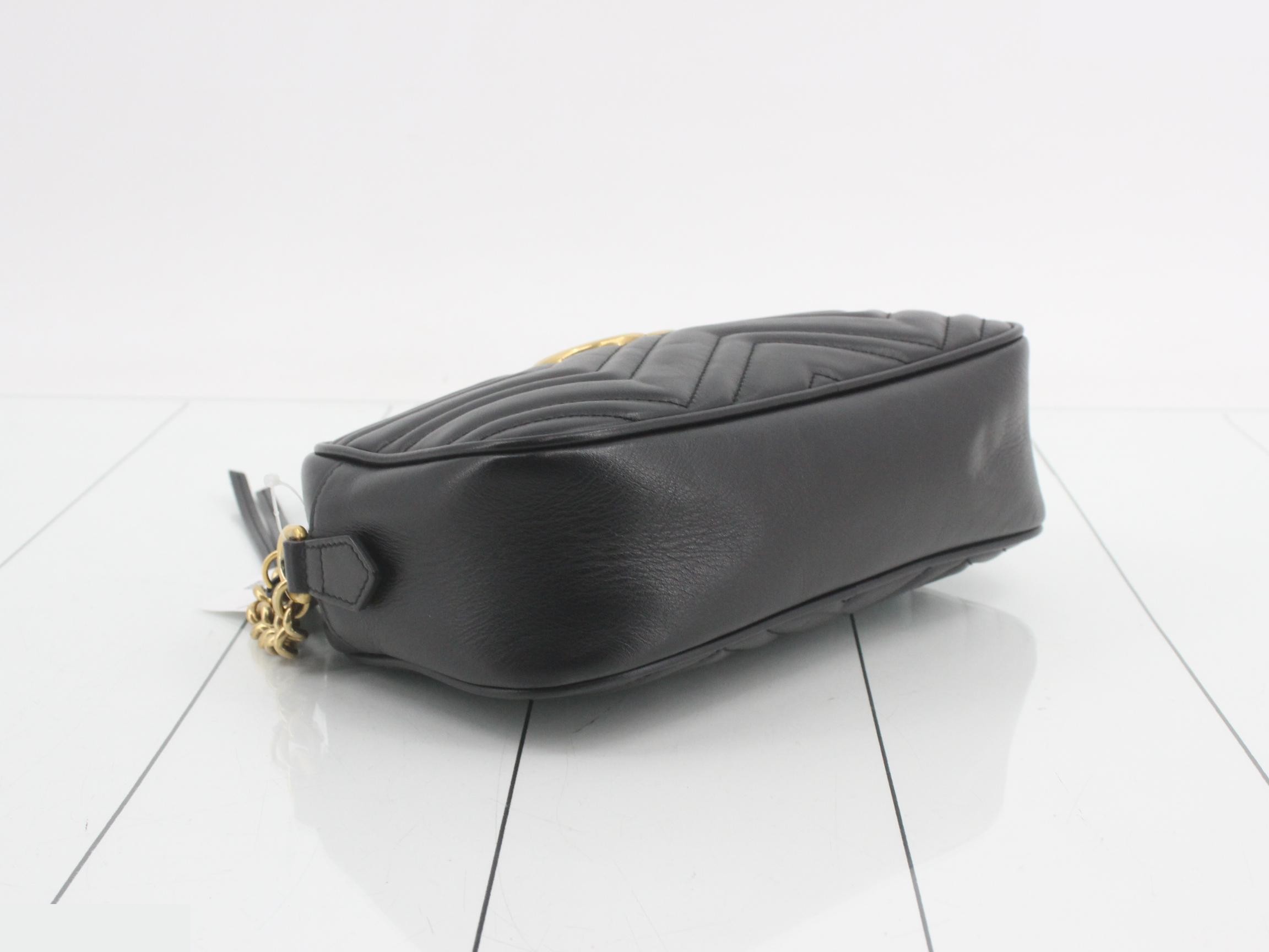447632 Marmont Chain Shoulder Bag - Black — view 5
