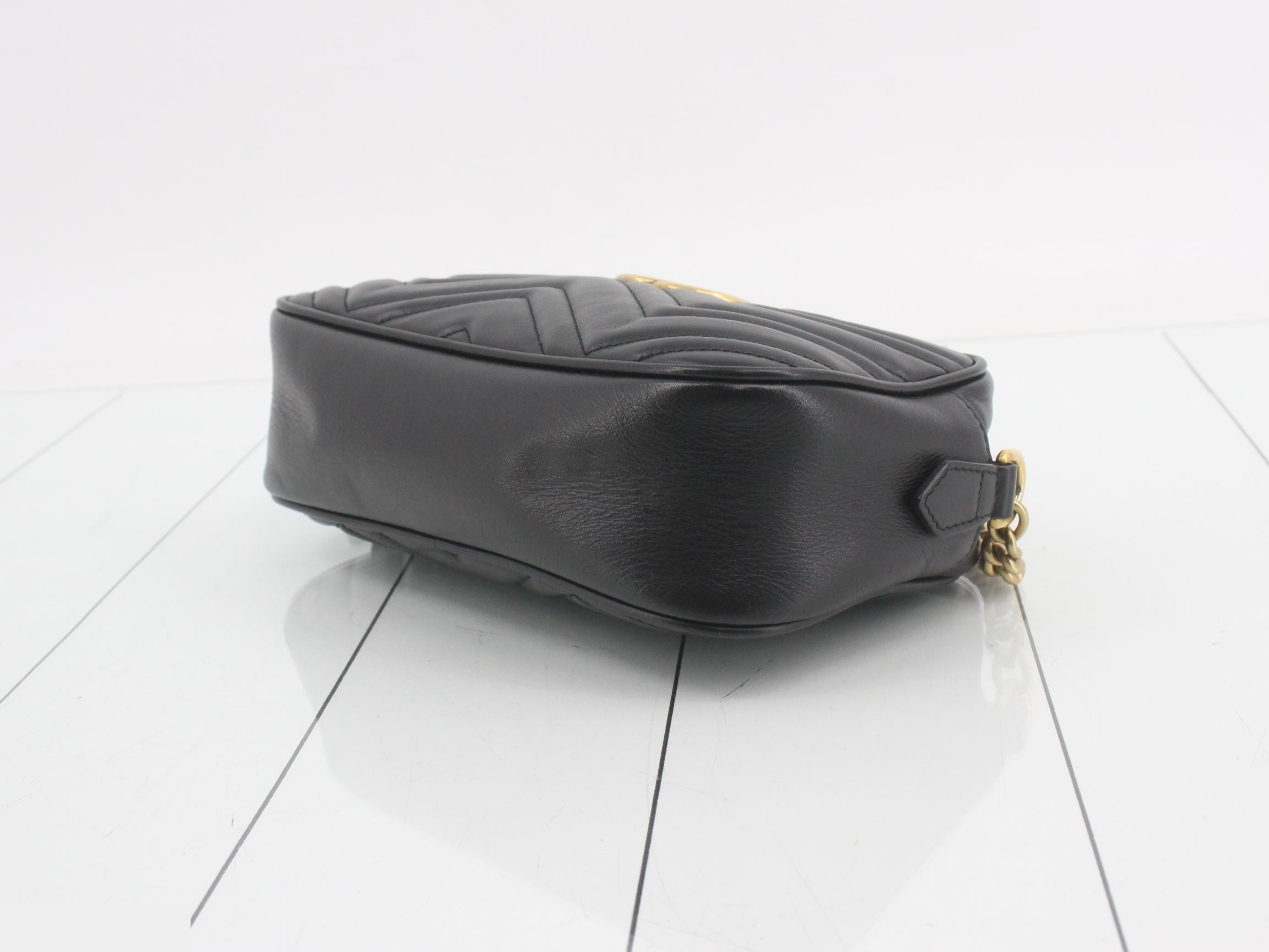 447632 Marmont Chain Shoulder Bag - Black — view 6