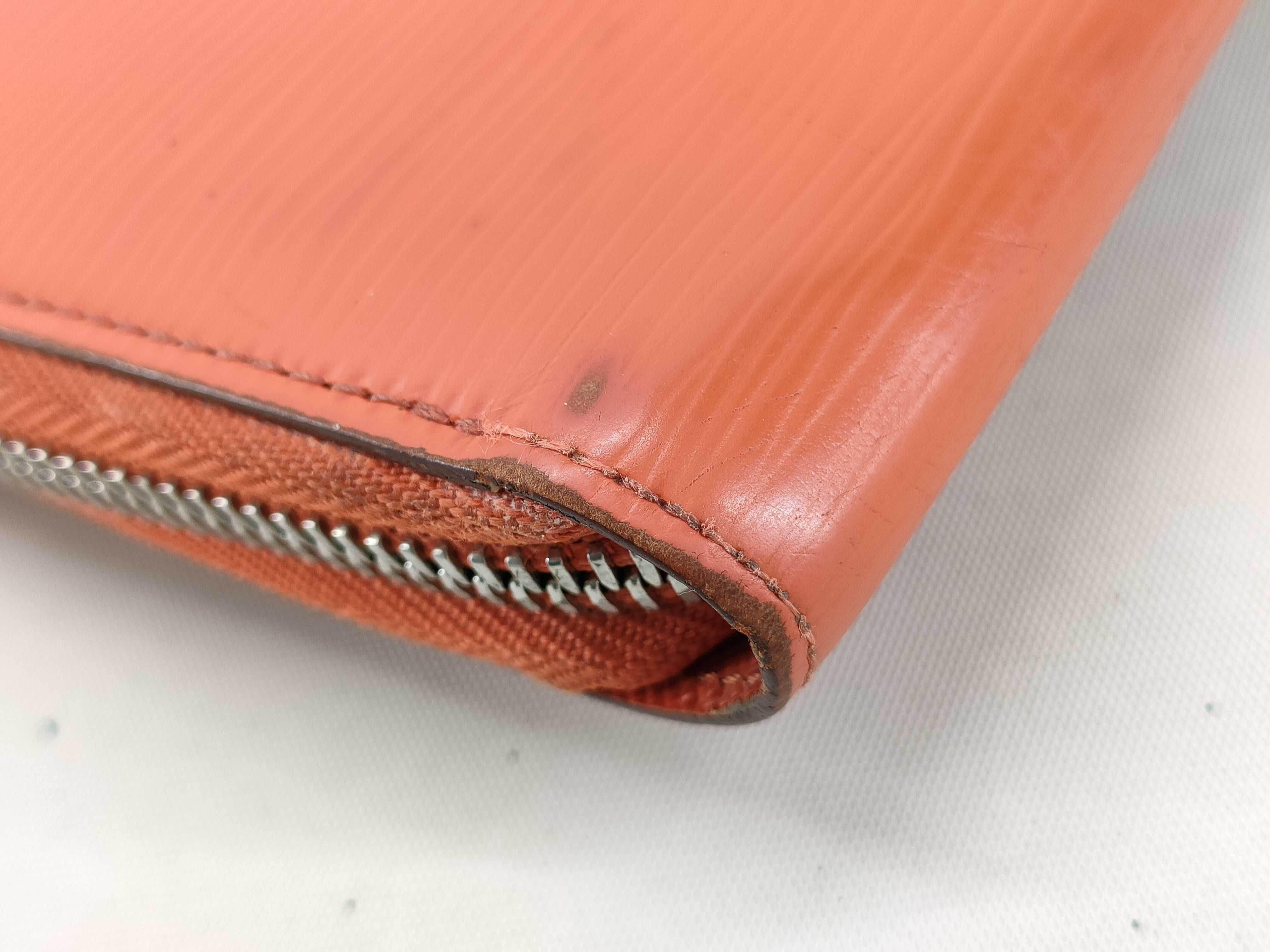 Epi Zippy Wallet Long Wallet M60310 MI0192 Orange Wallet — view 3