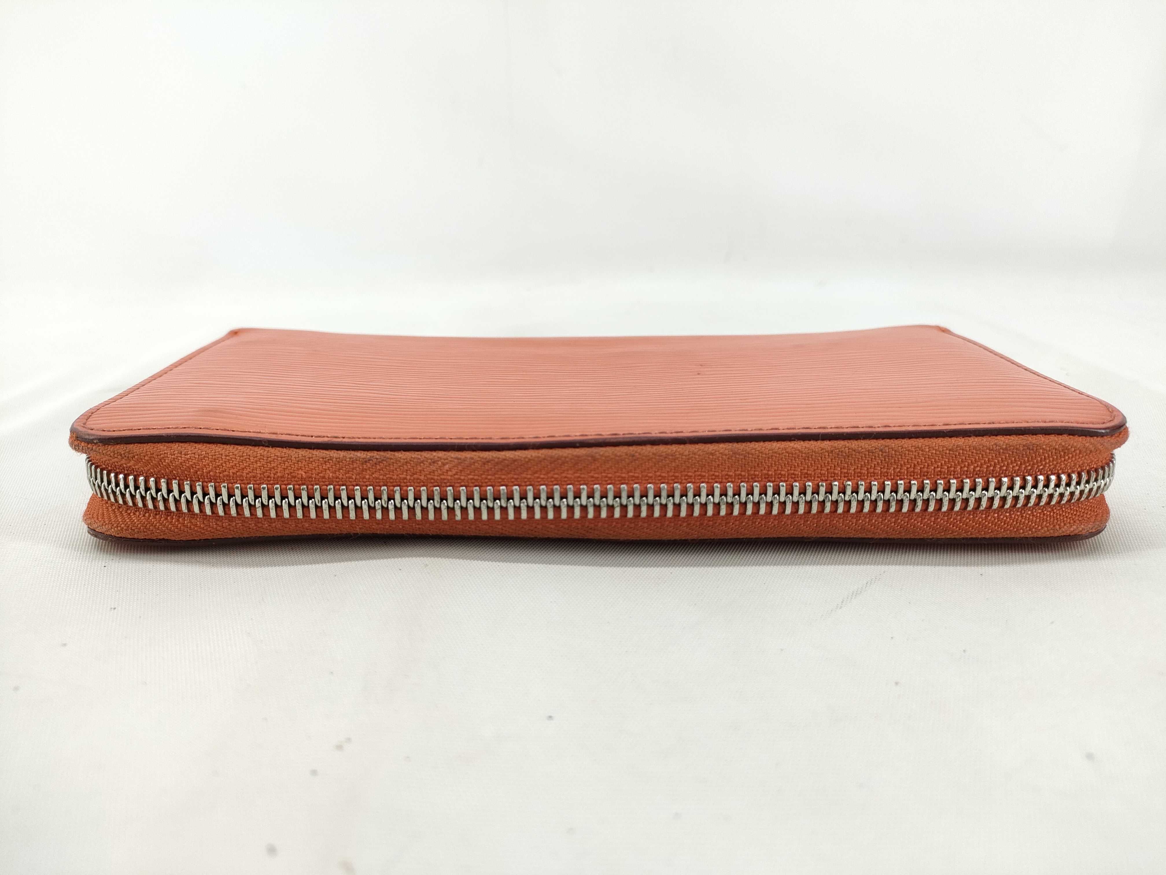 Epi Zippy Wallet Long Wallet M60310 MI0192 Orange Wallet — view 6