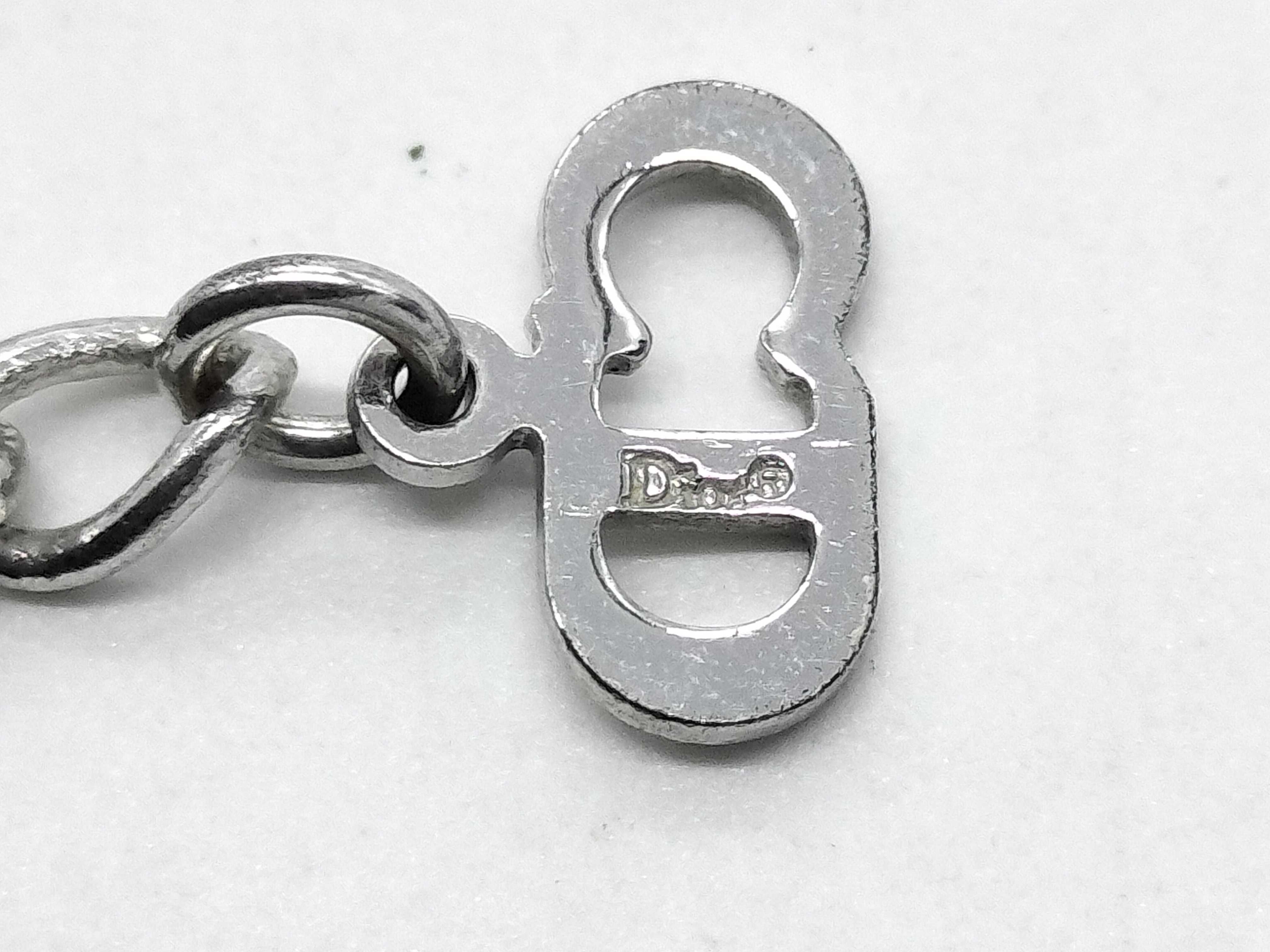 CD Logo Silver Bracelet (Bracelet/Bangle) — view 4