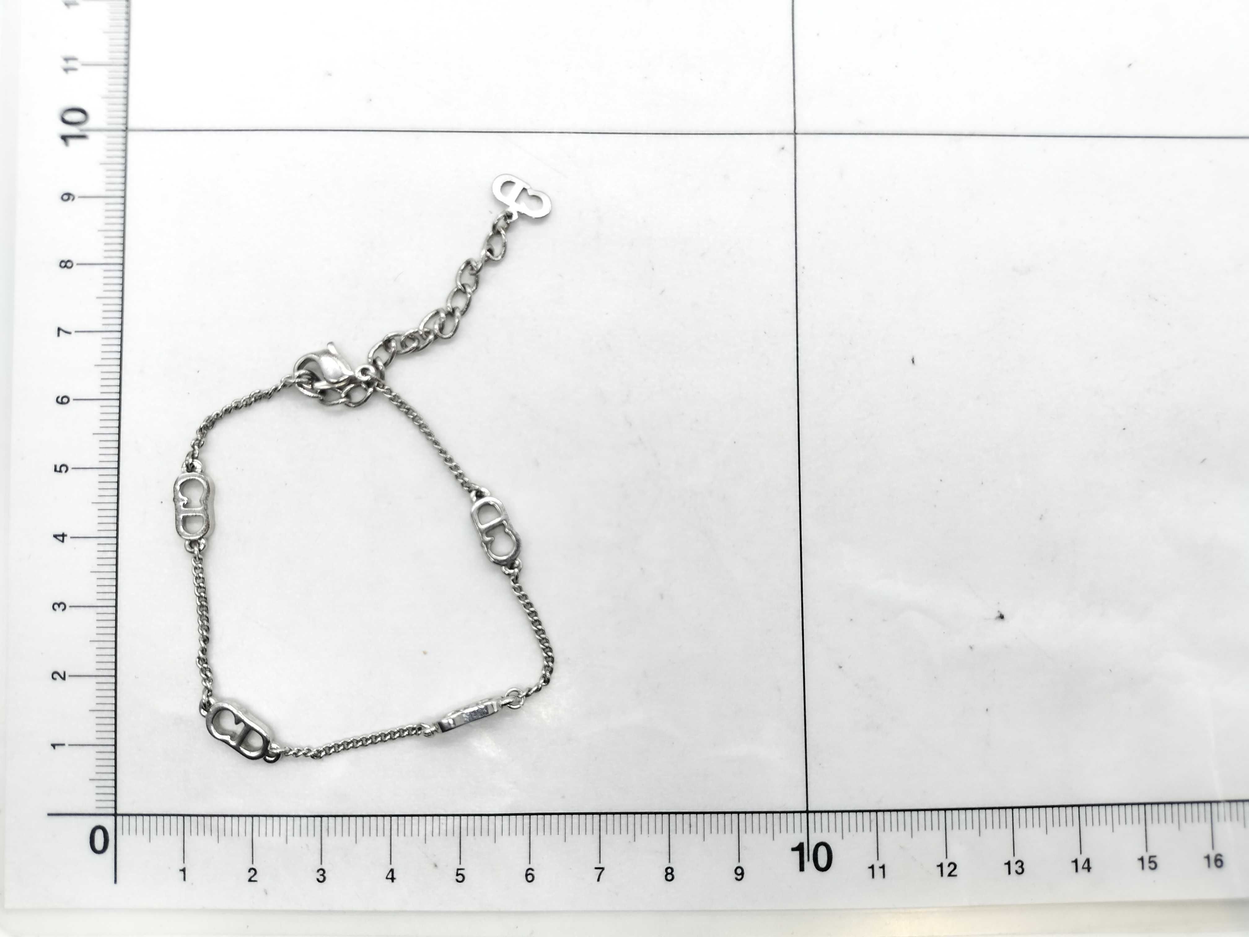 CD Logo Silver Bracelet (Bracelet/Bangle) — view 5