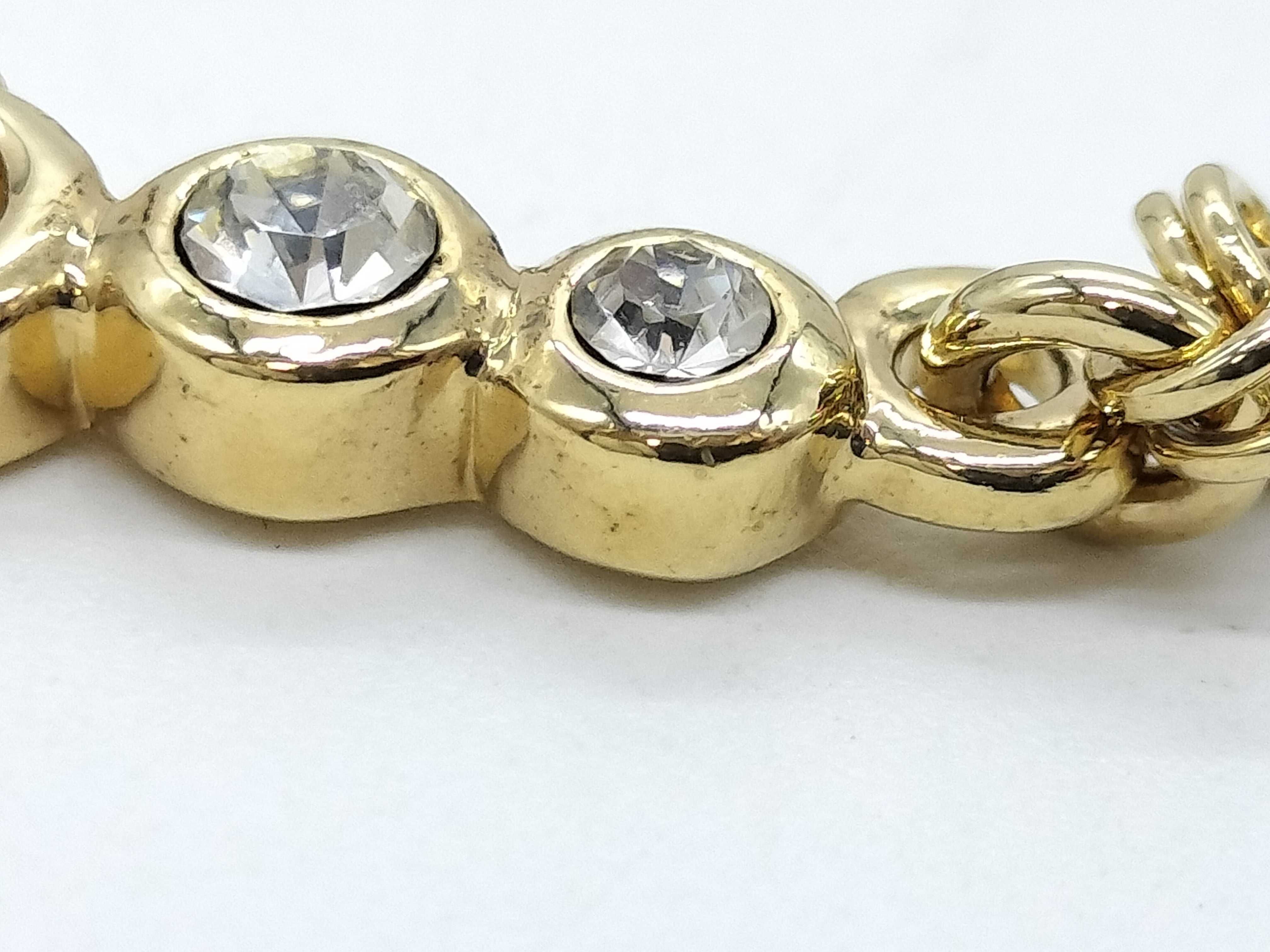 logo gold necklace — view 7