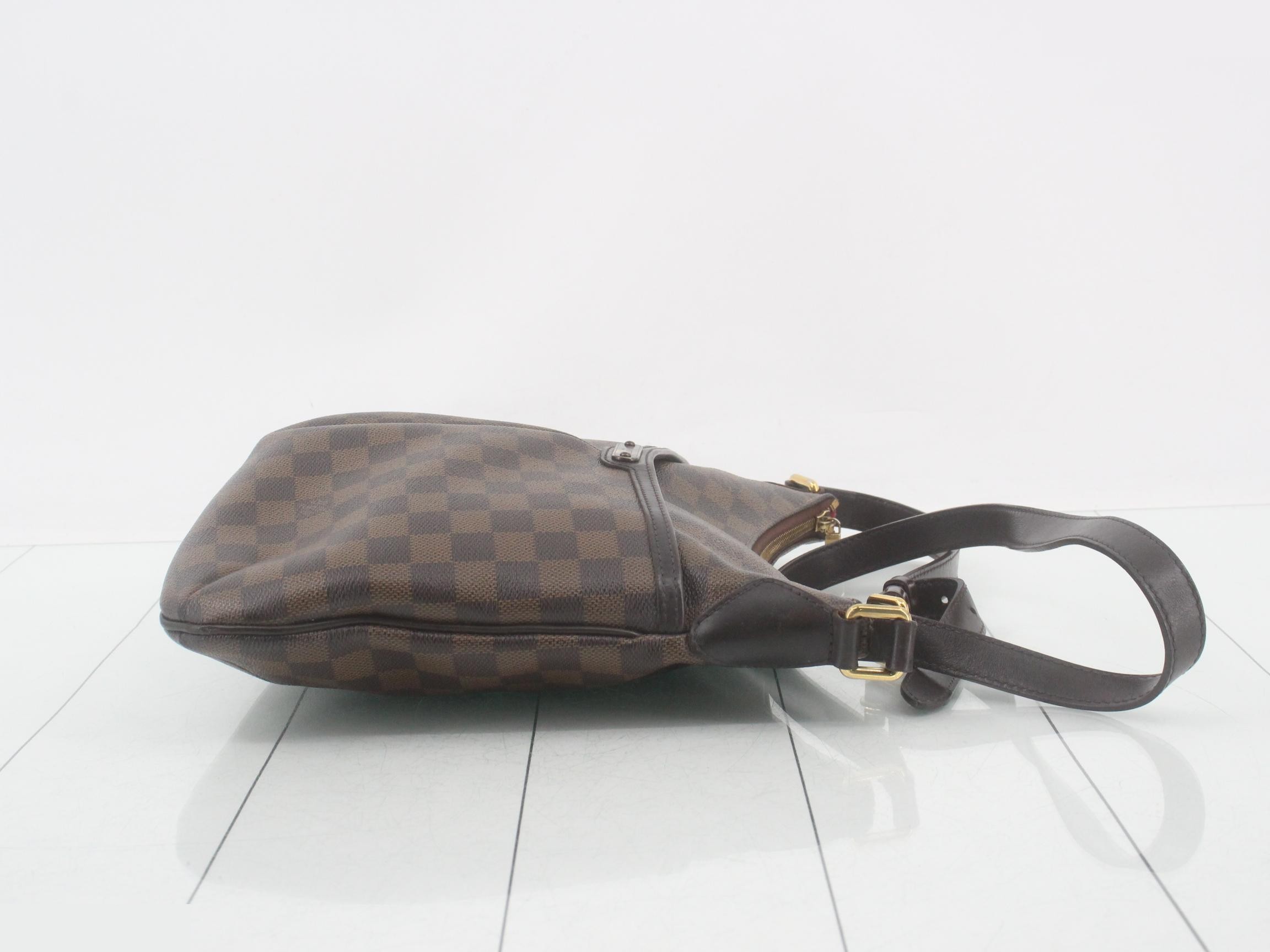 Bloomsbury PM Damier Ebene Brown Shoulder Bag — view 3