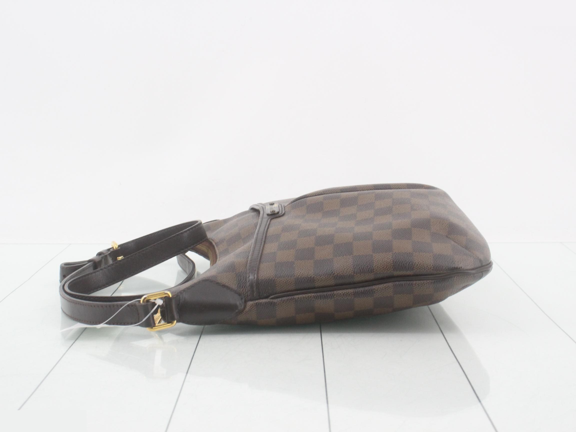 Bloomsbury PM Damier Ebene Brown Shoulder Bag — view 4
