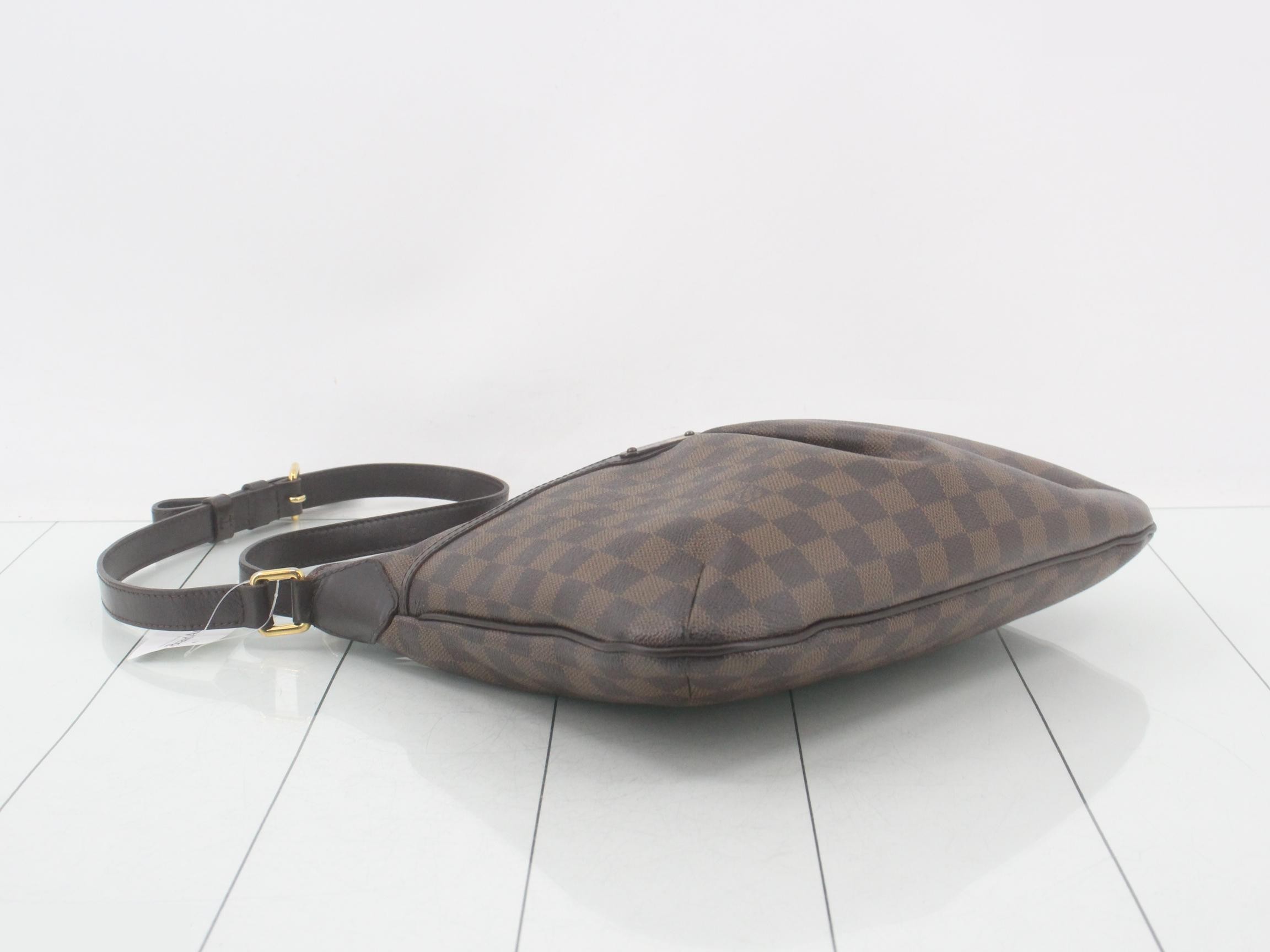 Bloomsbury PM Damier Ebene Brown Shoulder Bag — view 5