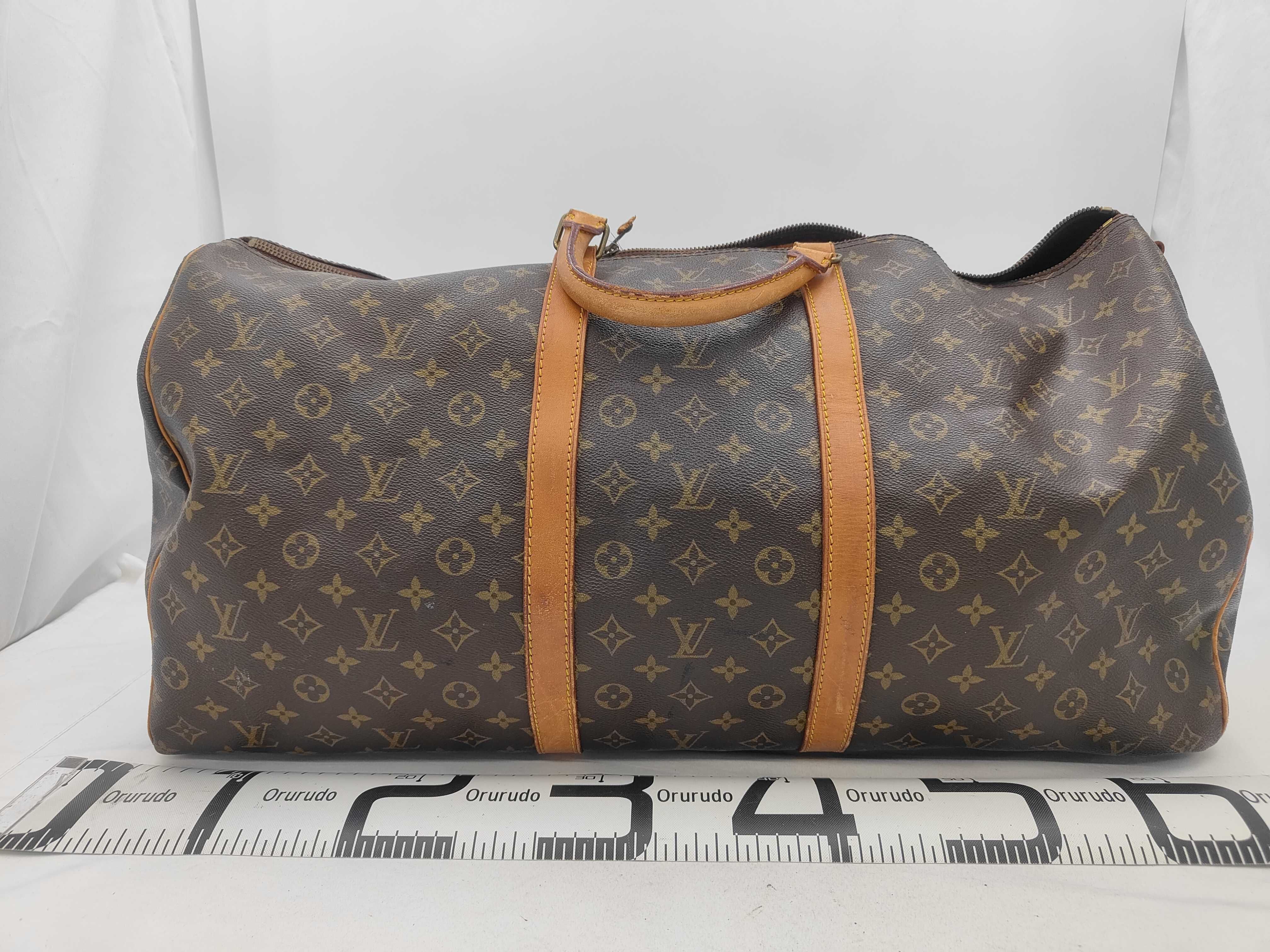 Monogram M41422 Keepall 60 (Old Model) Eclair Boston Bag — view 2