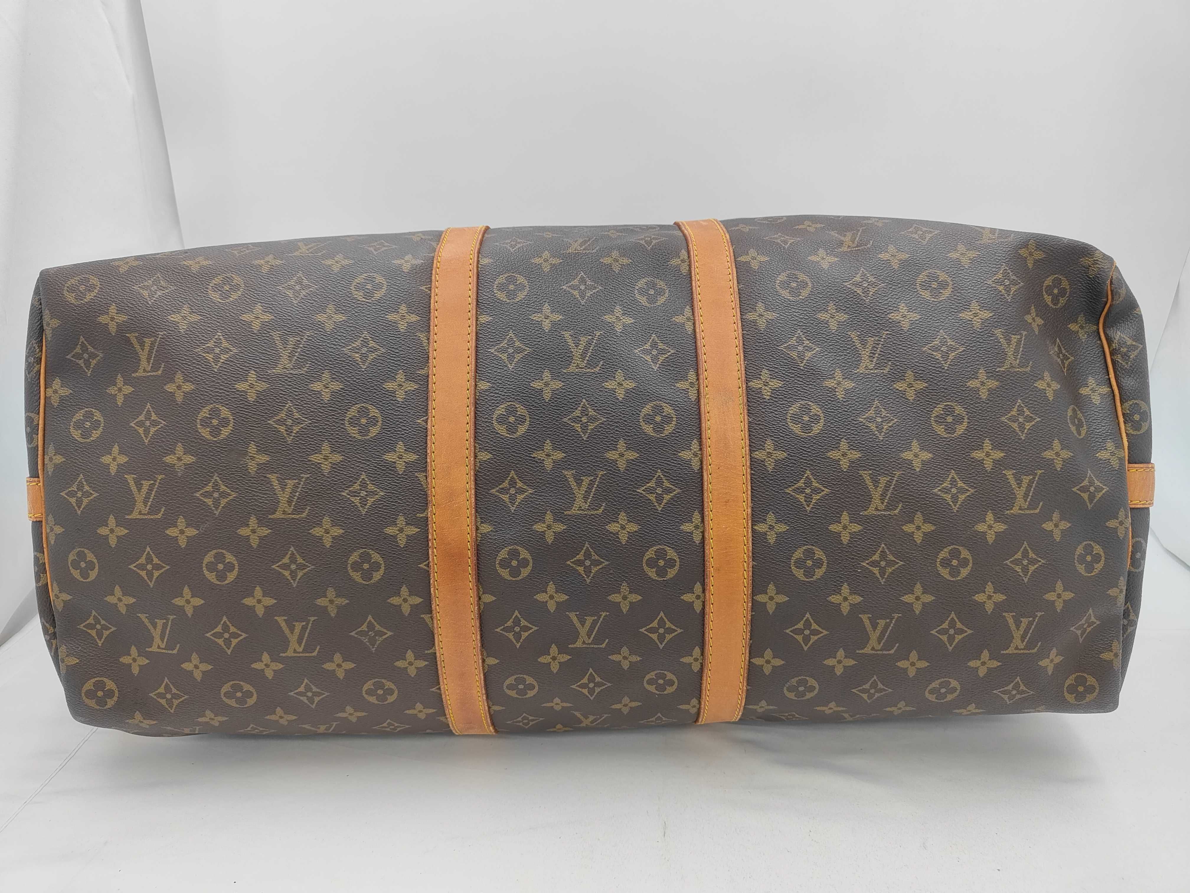 Monogram M41422 Keepall 60 (Old Model) Eclair Boston Bag — view 7