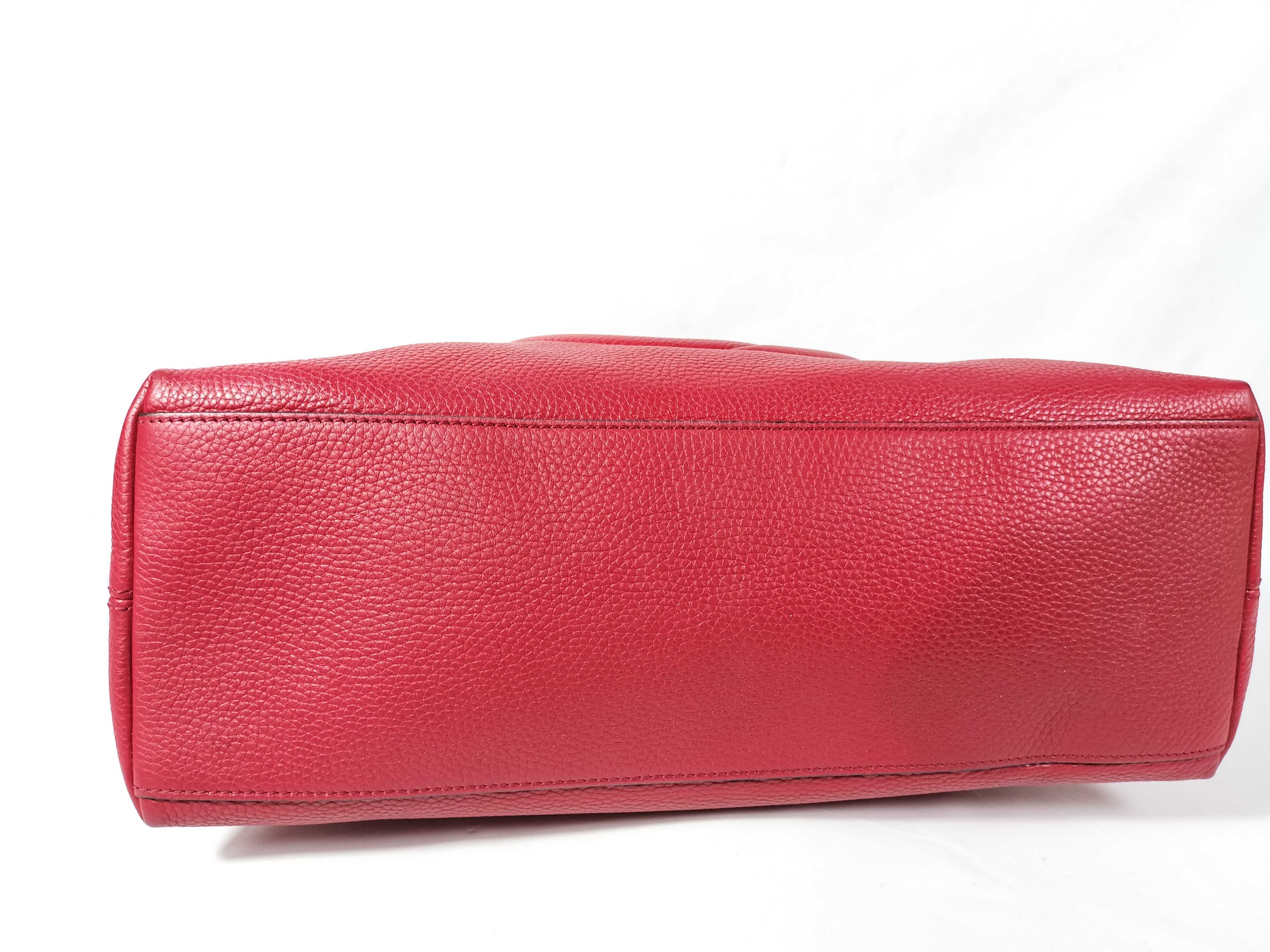 Chain Shoulder Bag Soho Red Leather Shoulder Bag — view 6