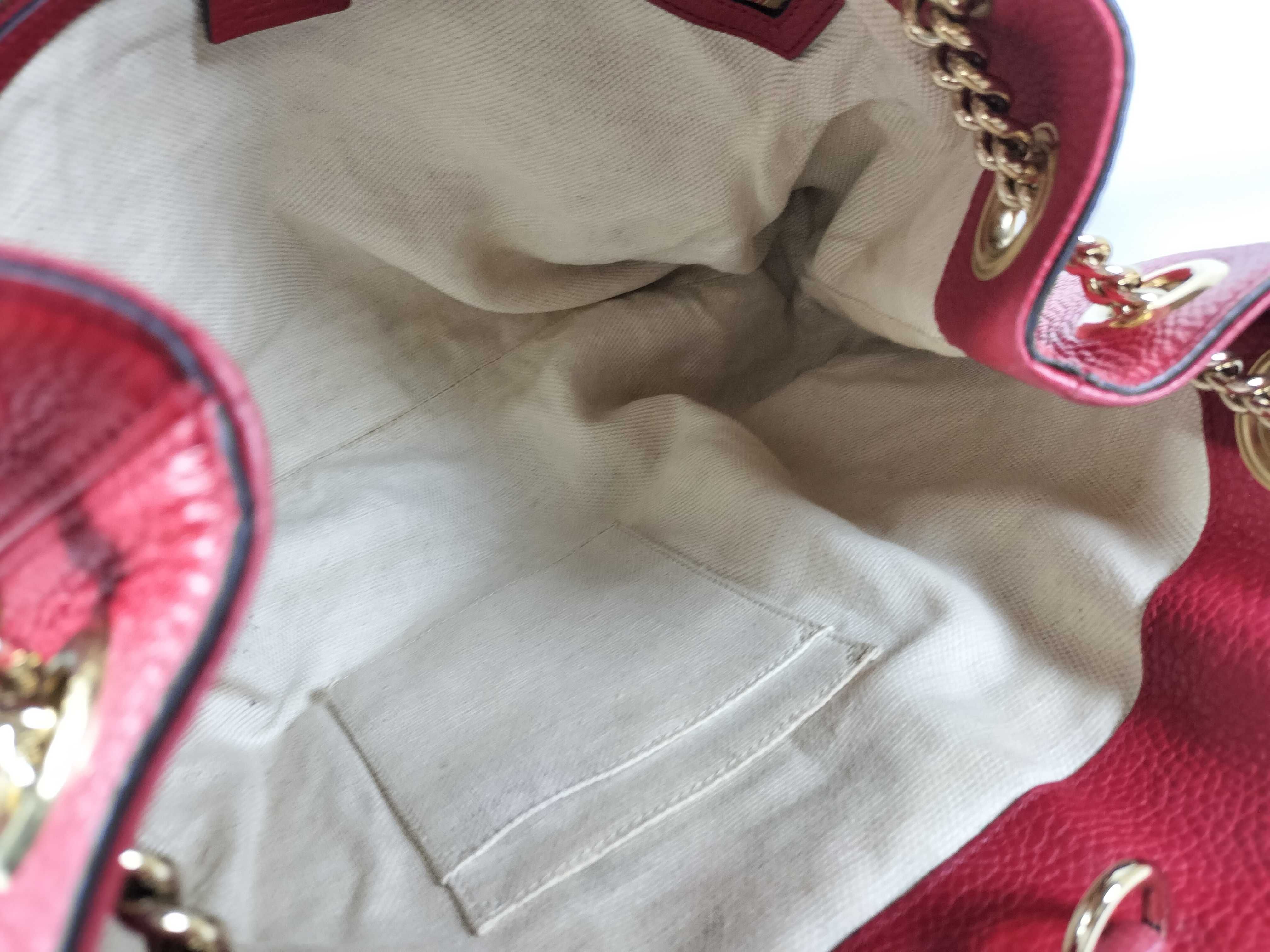 Chain Shoulder Bag Soho Red Leather Shoulder Bag — view 7