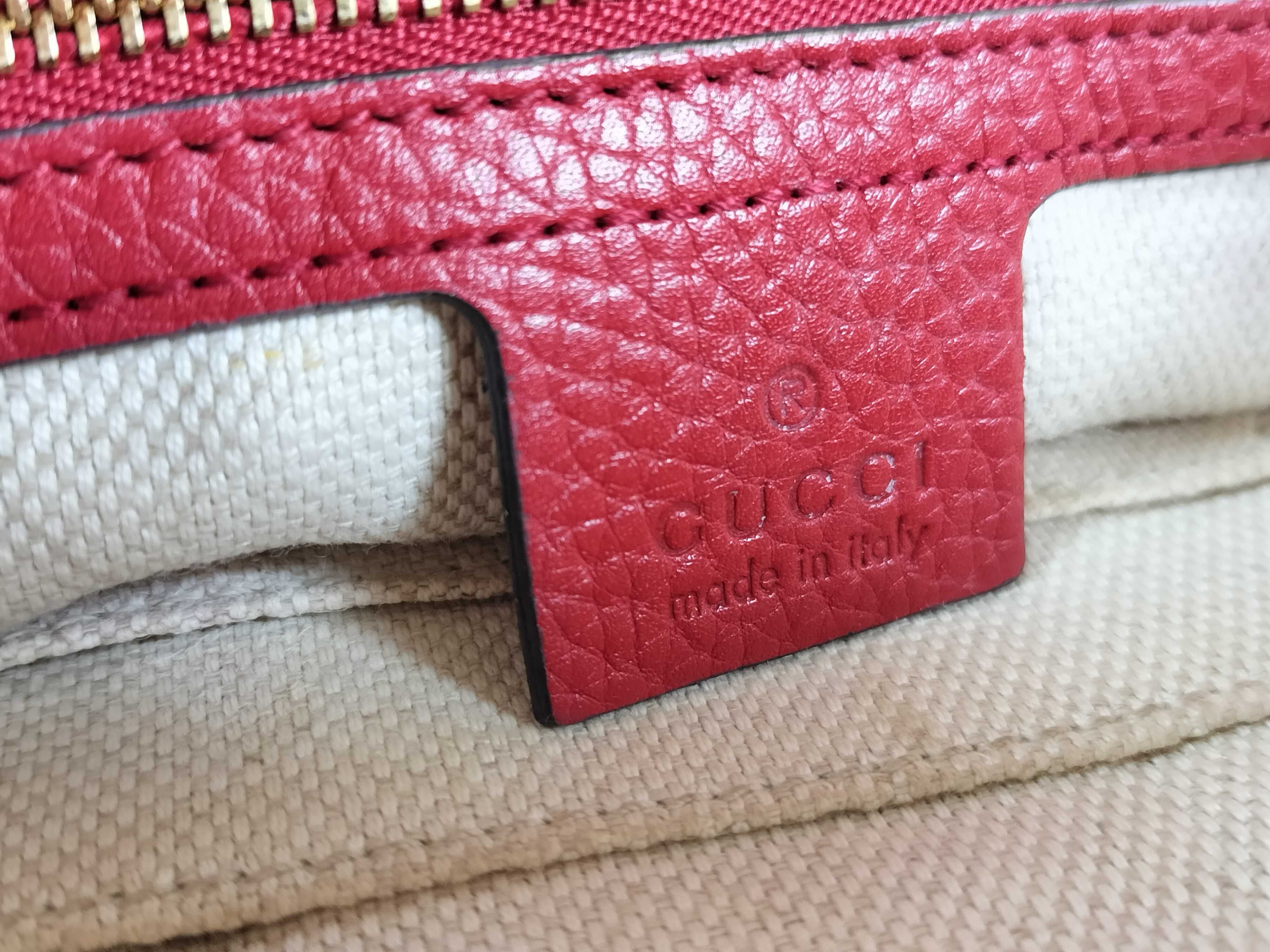 Chain Shoulder Bag Soho Red Leather Shoulder Bag — view 8