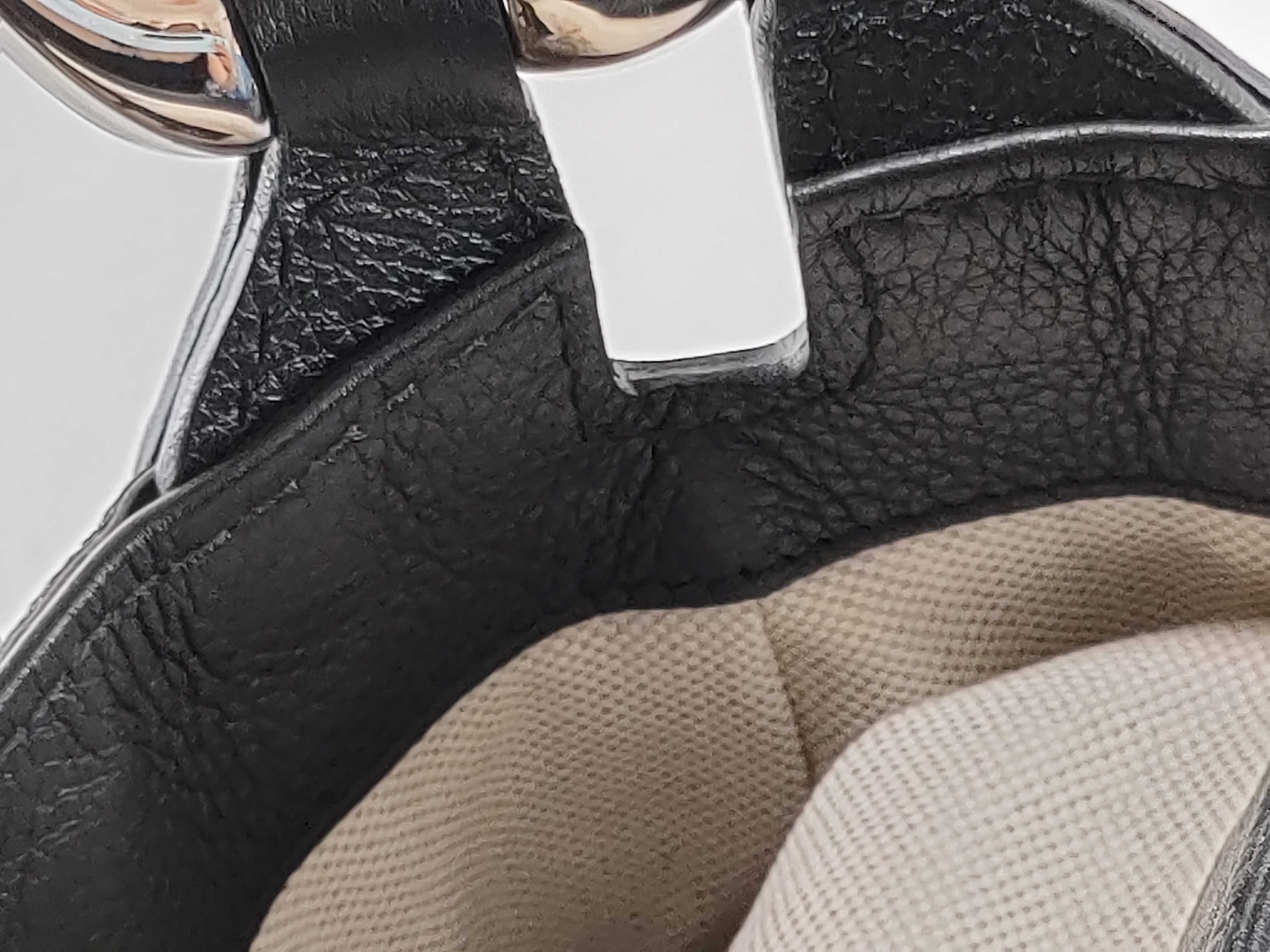Black Leather Bamboo Tassel Tote Bag (Handbag) — view 14