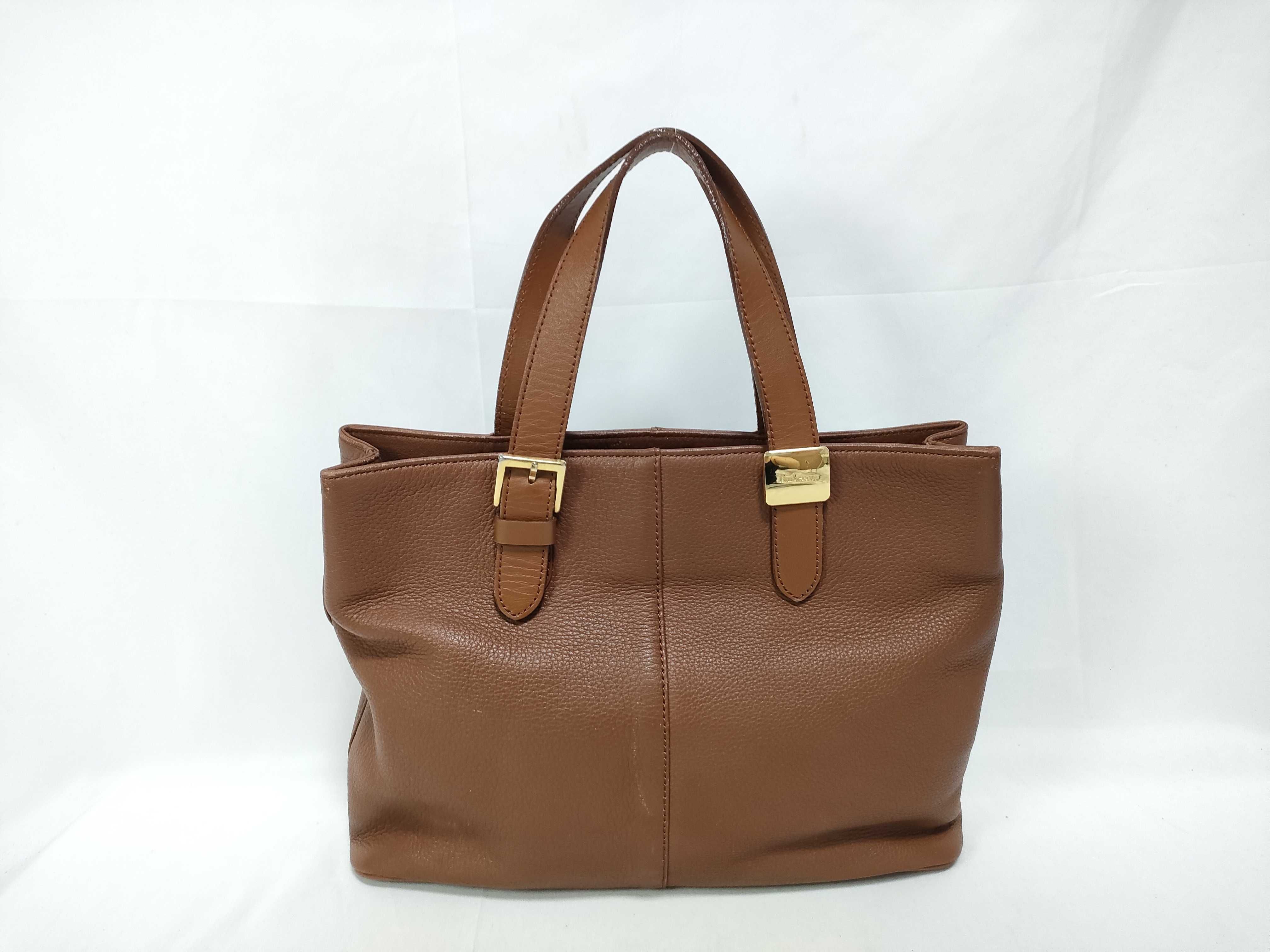 leather handbag.