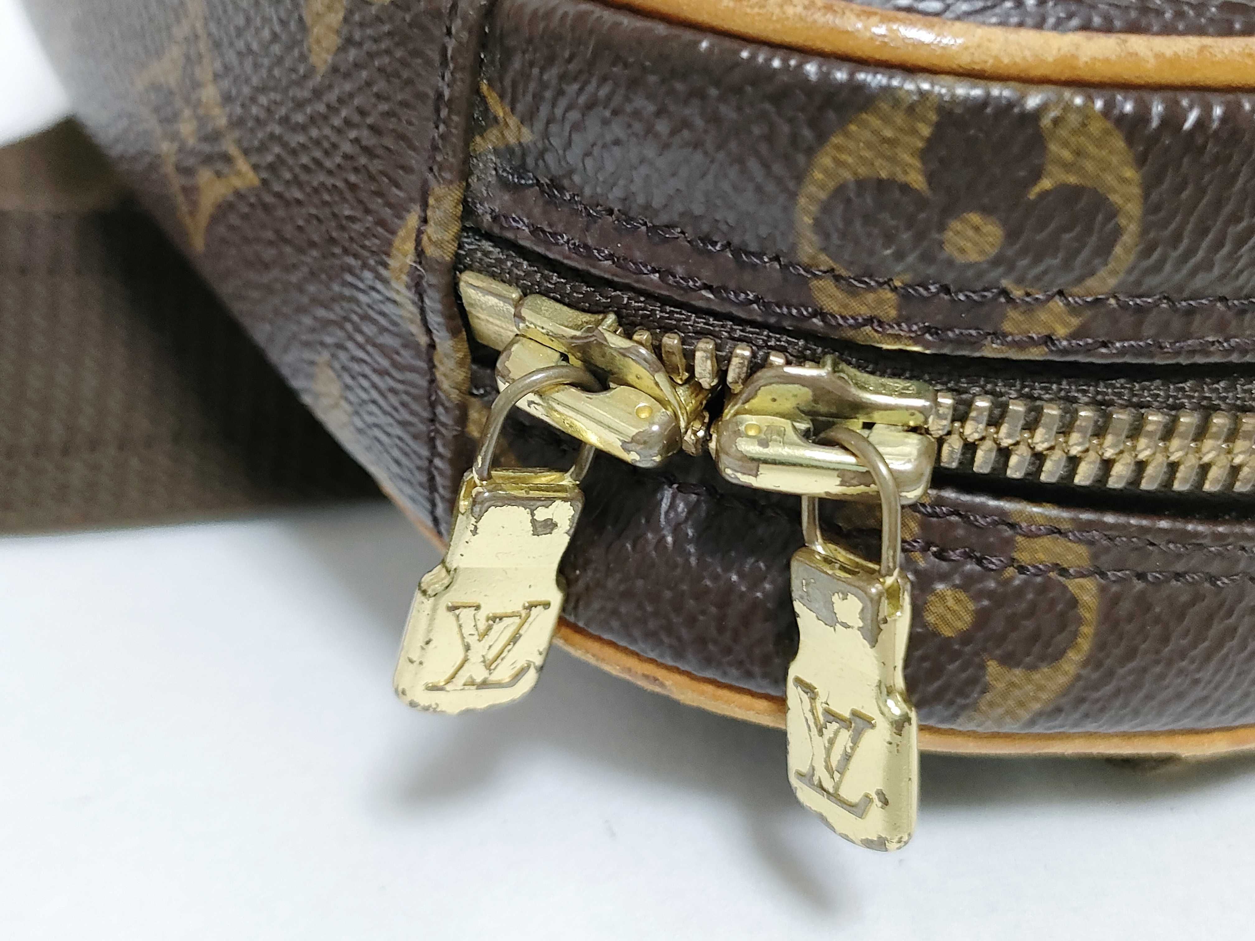 Monogram Pochette Gange M51870 Brown PVC Leather Body Bag Waist Bag — view 12
