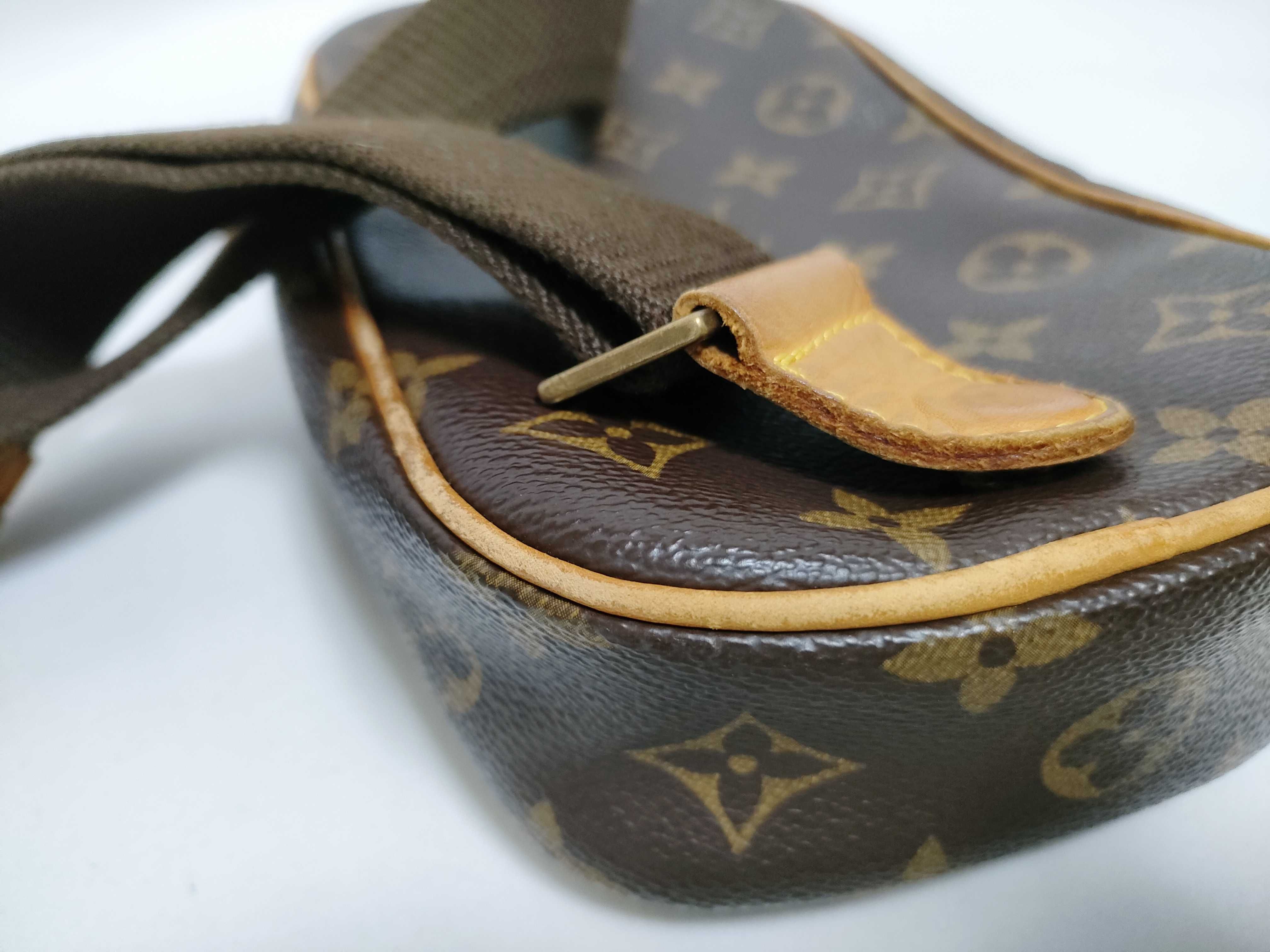 Monogram Pochette Gange M51870 Brown PVC Leather Body Bag Waist Bag — view 13
