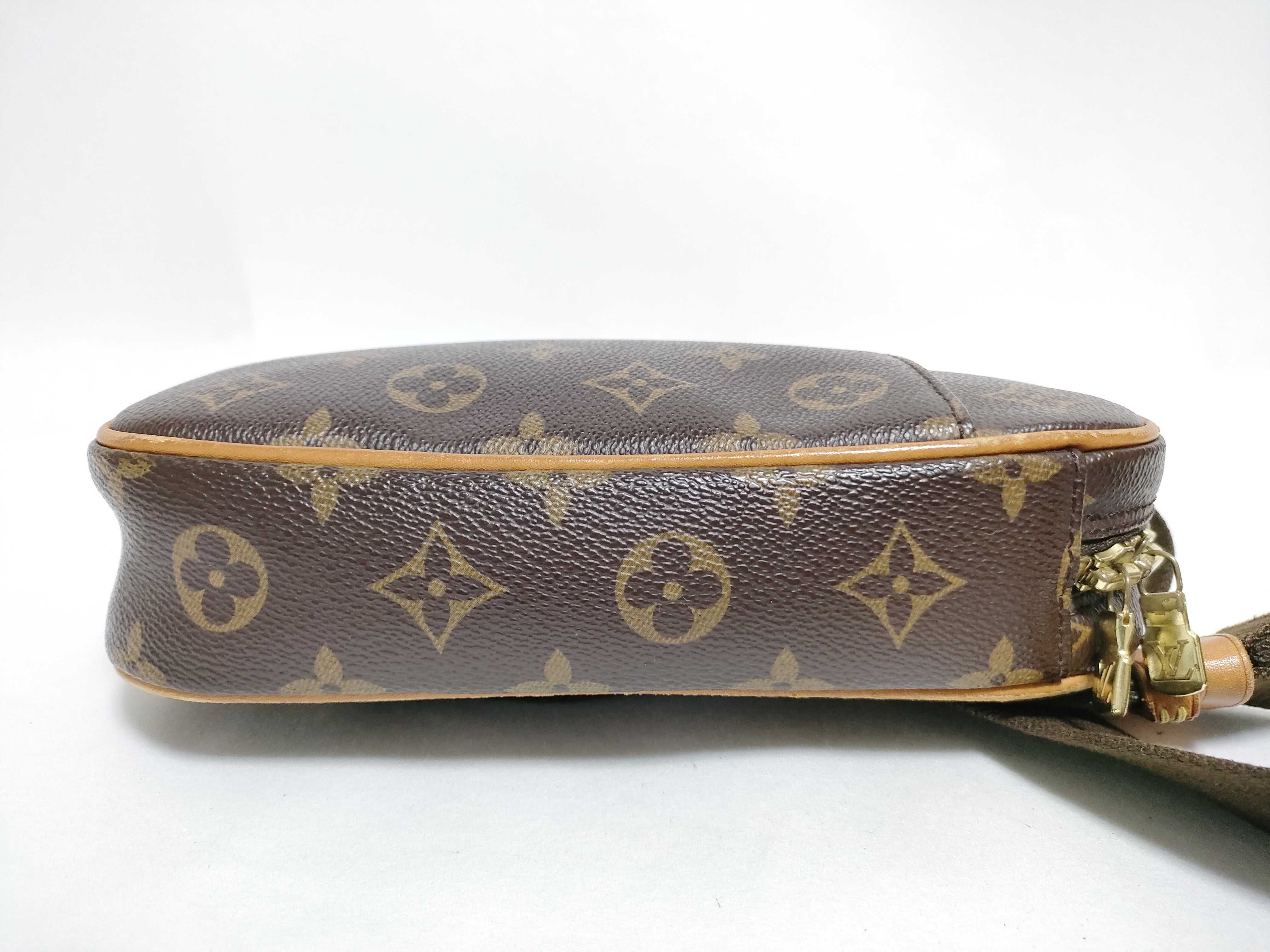 Monogram Pochette Gange M51870 Brown PVC Leather Body Bag Waist Bag — view 8