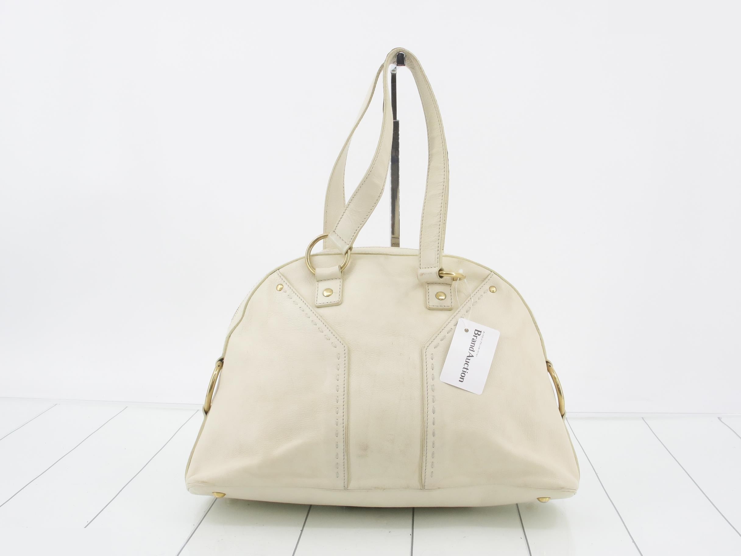 Muse handbag leather ivory — view 2