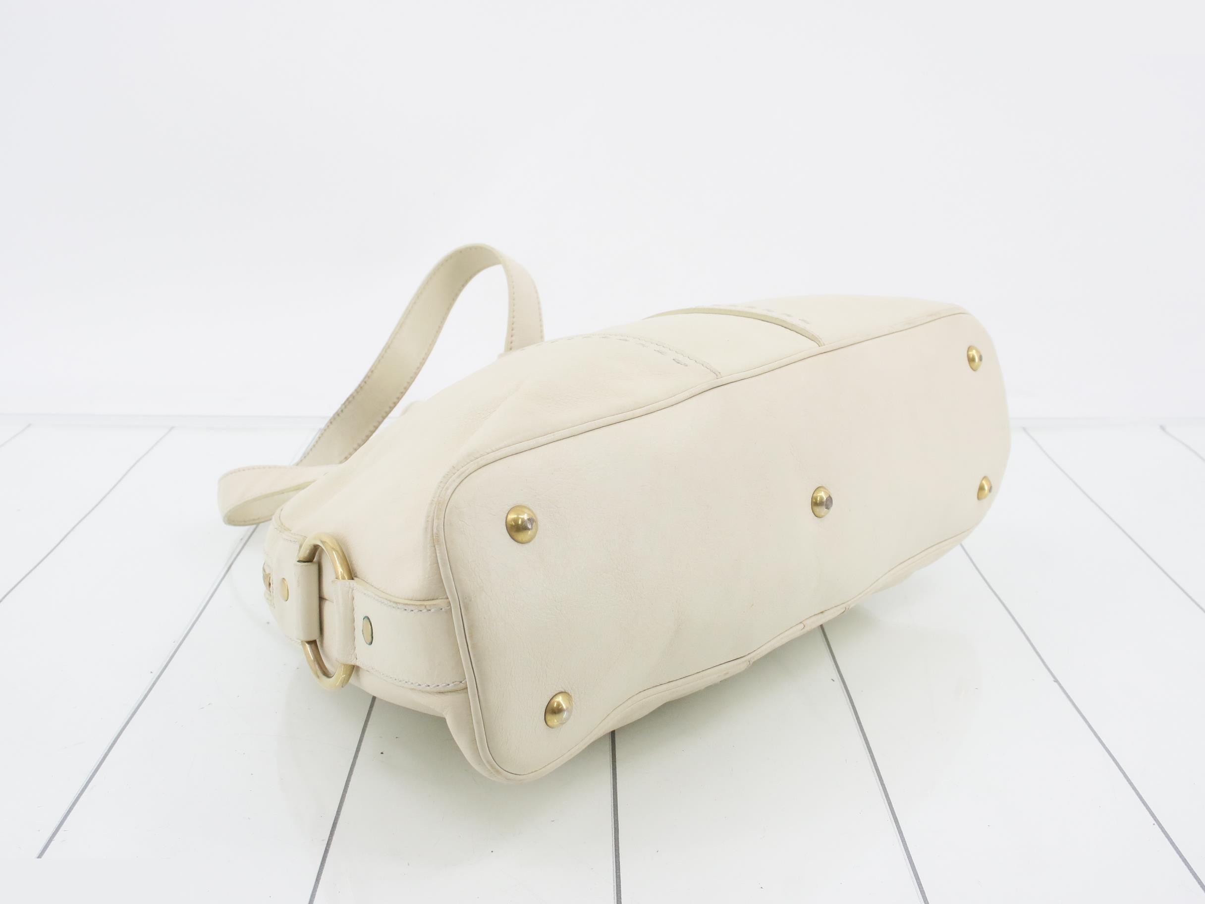 Muse handbag leather ivory — view 5