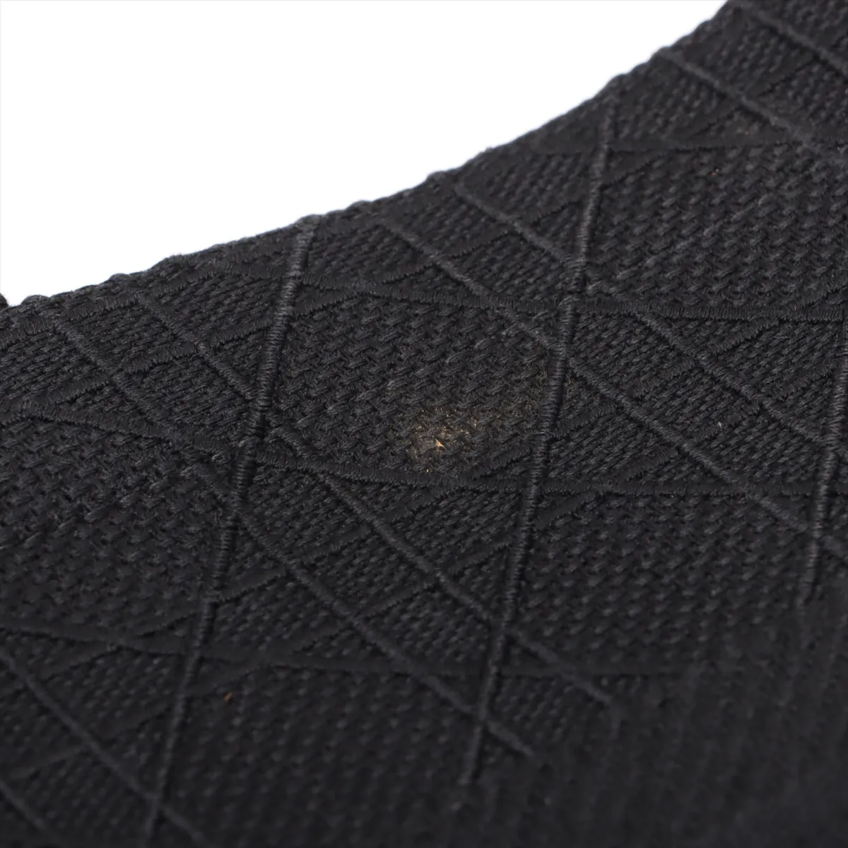 Cannage Book Tote Medium Canvas Tote Bag Black — view 10