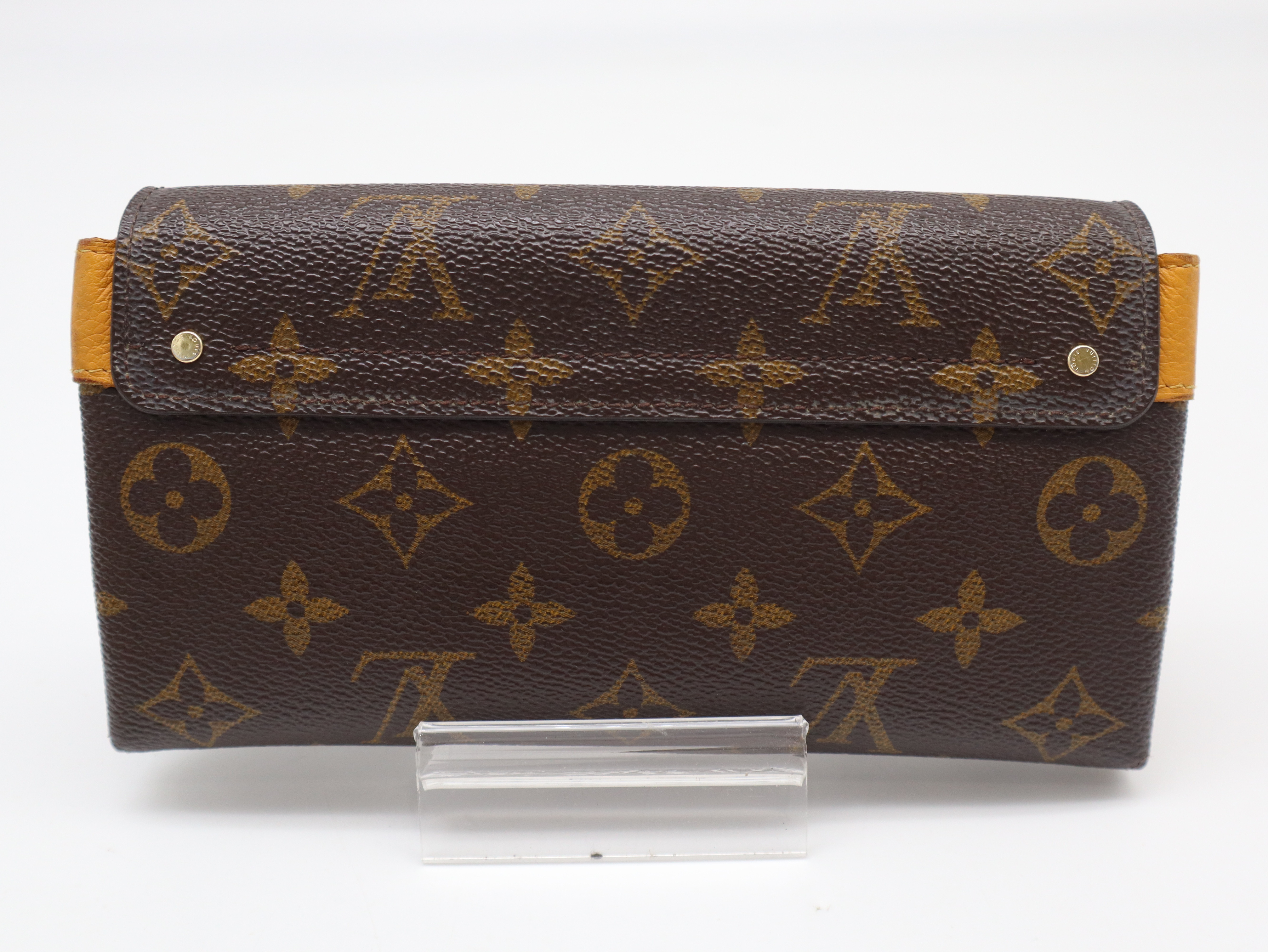 M60413 Monogram Portefeuille Elysée Saffron Wallet with Box and Dust Bag — view 2