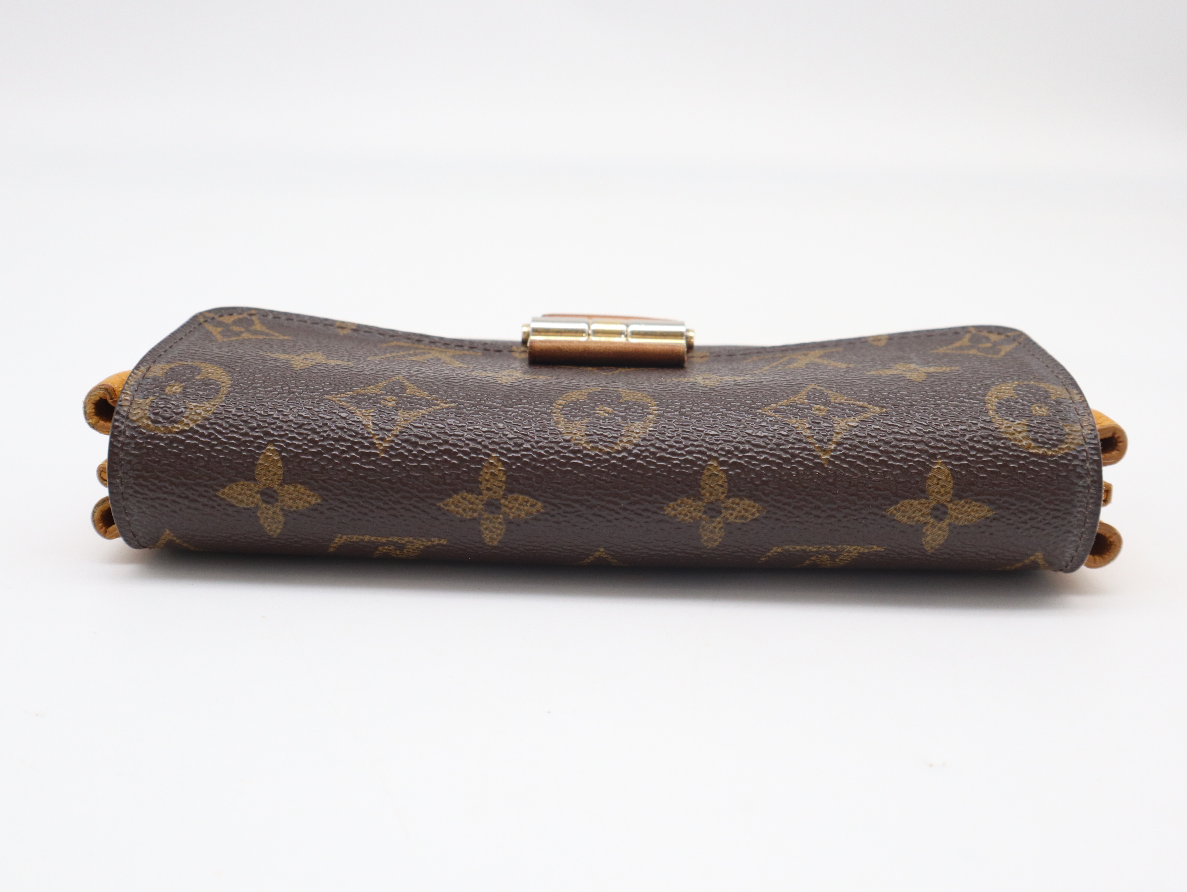 M60413 Monogram Portefeuille Elysée Saffron Wallet with Box and Dust Bag — view 3