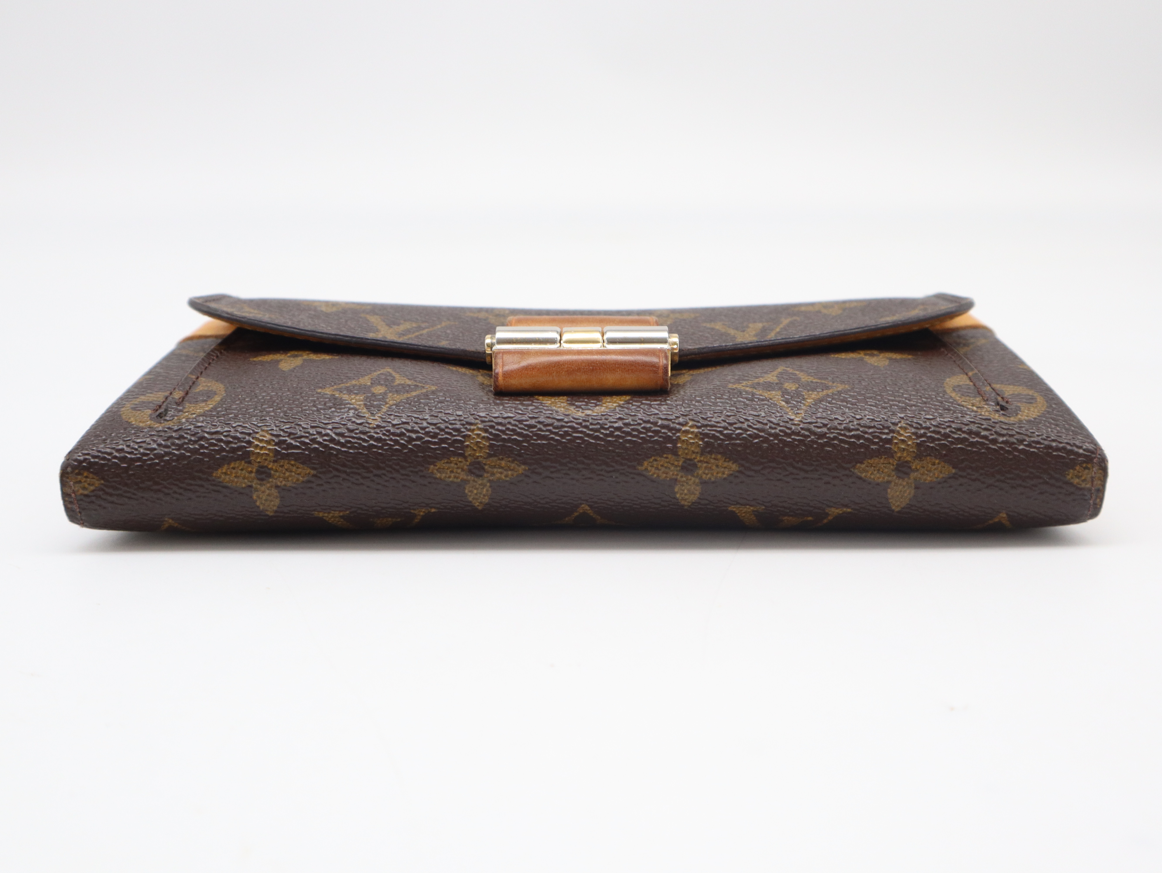M60413 Monogram Portefeuille Elysée Saffron Wallet with Box and Dust Bag — view 4