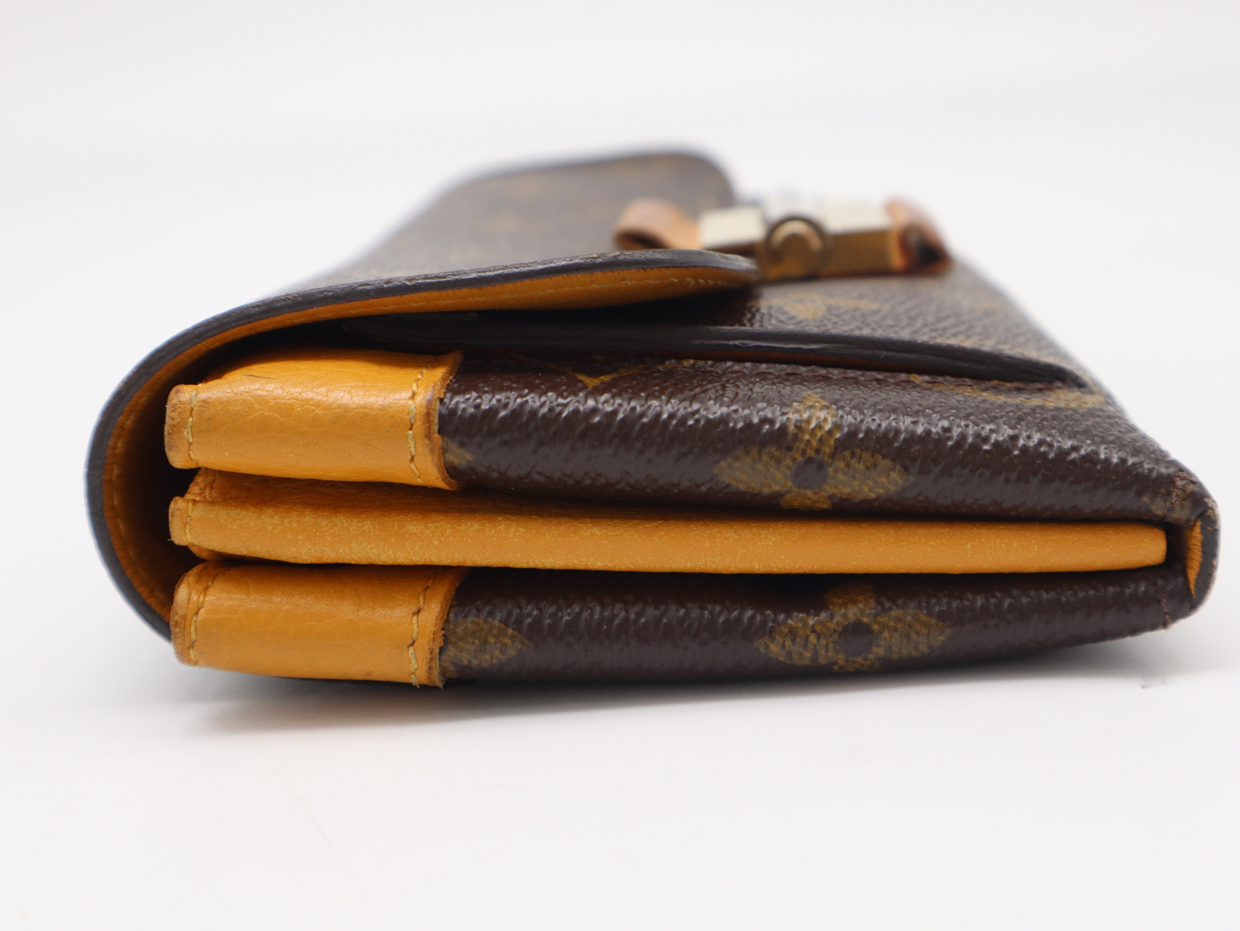 M60413 Monogram Portefeuille Elysée Saffron Wallet with Box and Dust Bag — view 5
