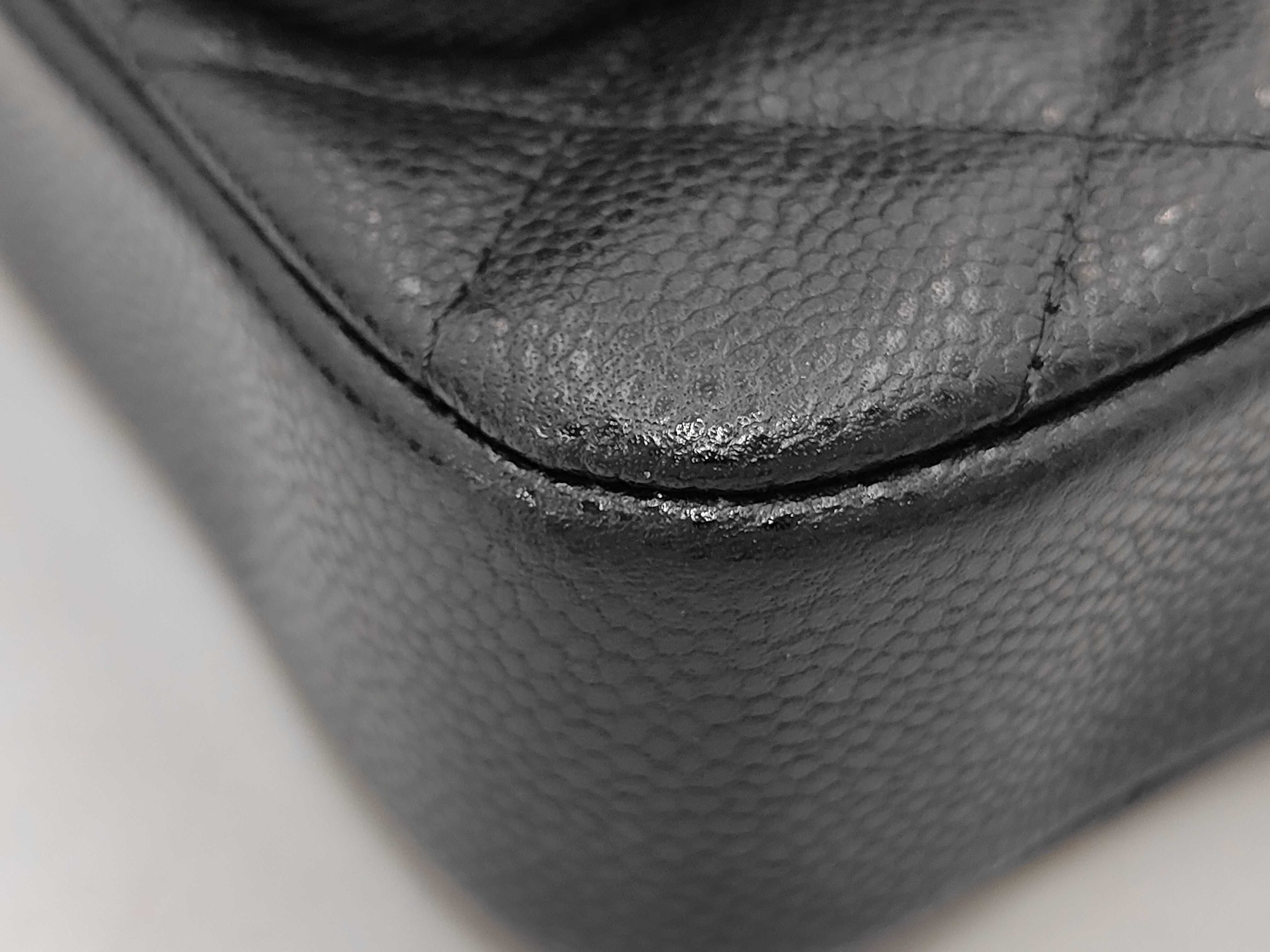 SLG CAVIAR SKIN PHONE CASE CHAIN SHOULDER BLACK MICROCHIP AP2916 XKGEHXLJ Shoulder Bag — view 7
