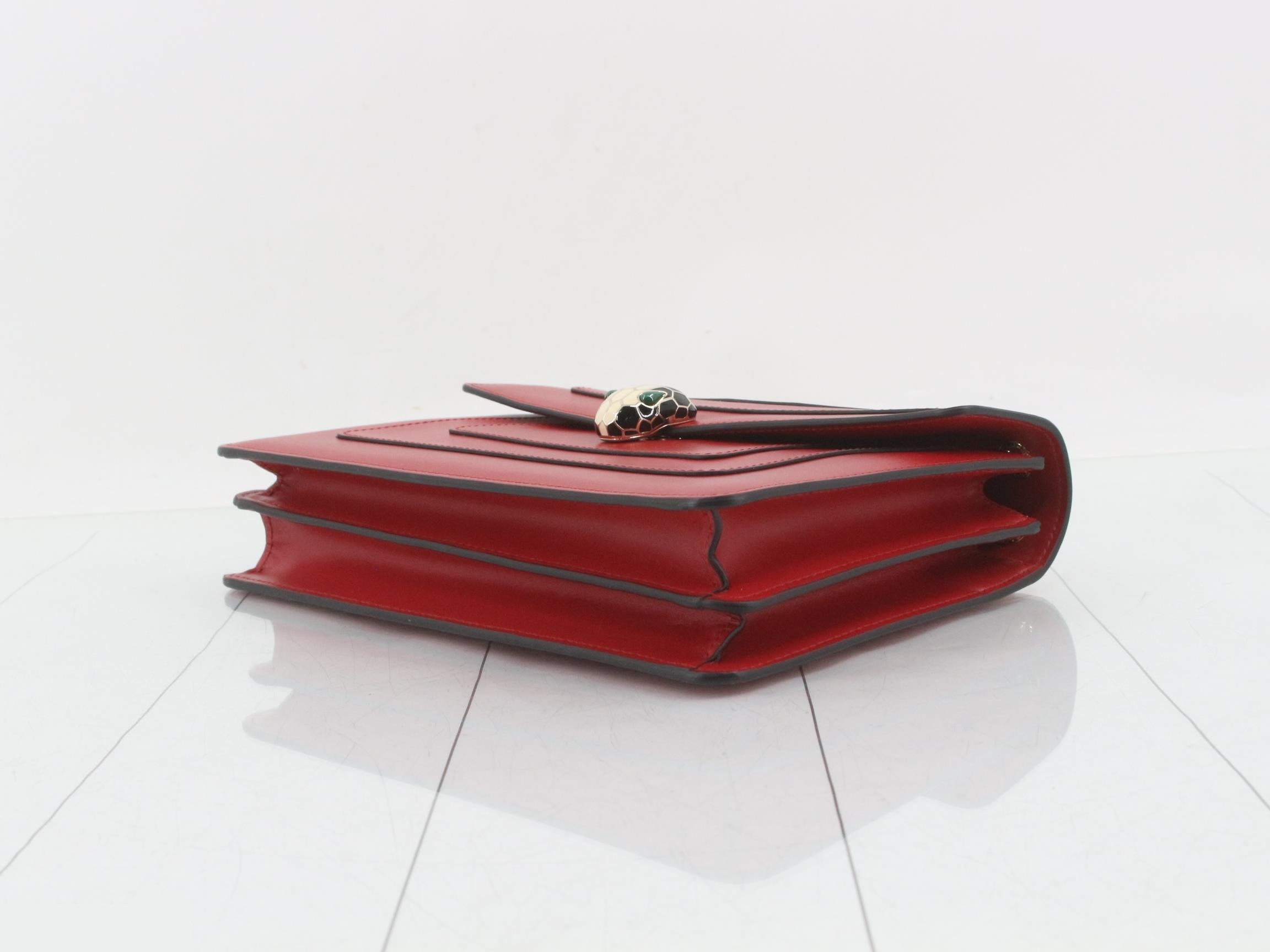 Serpenti Forever Shoulder Bag with Mirror — view 6
