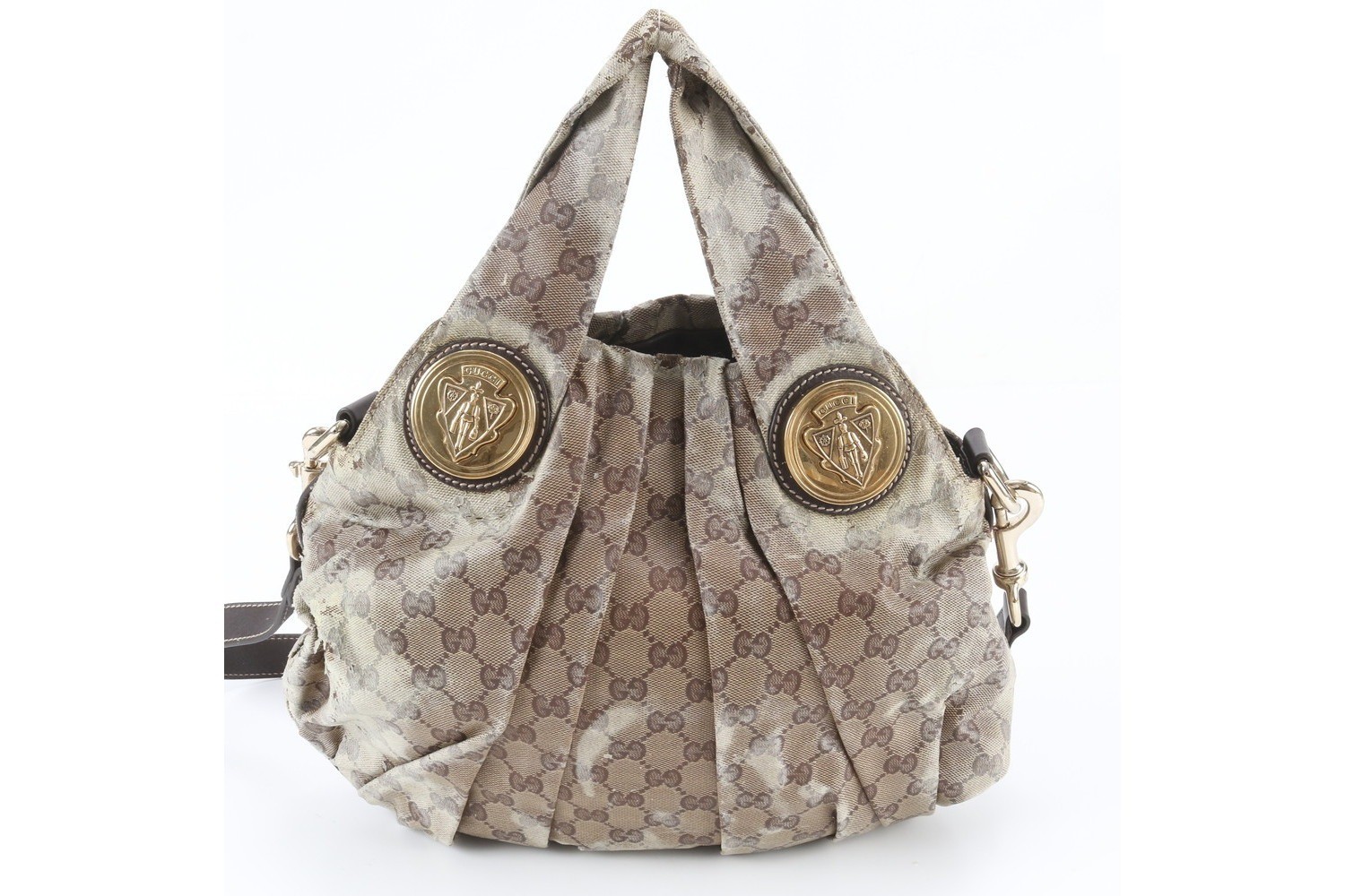 GG Crystal Hysteria 203486 Leather 2-Way Shoulder Bag — view 4
