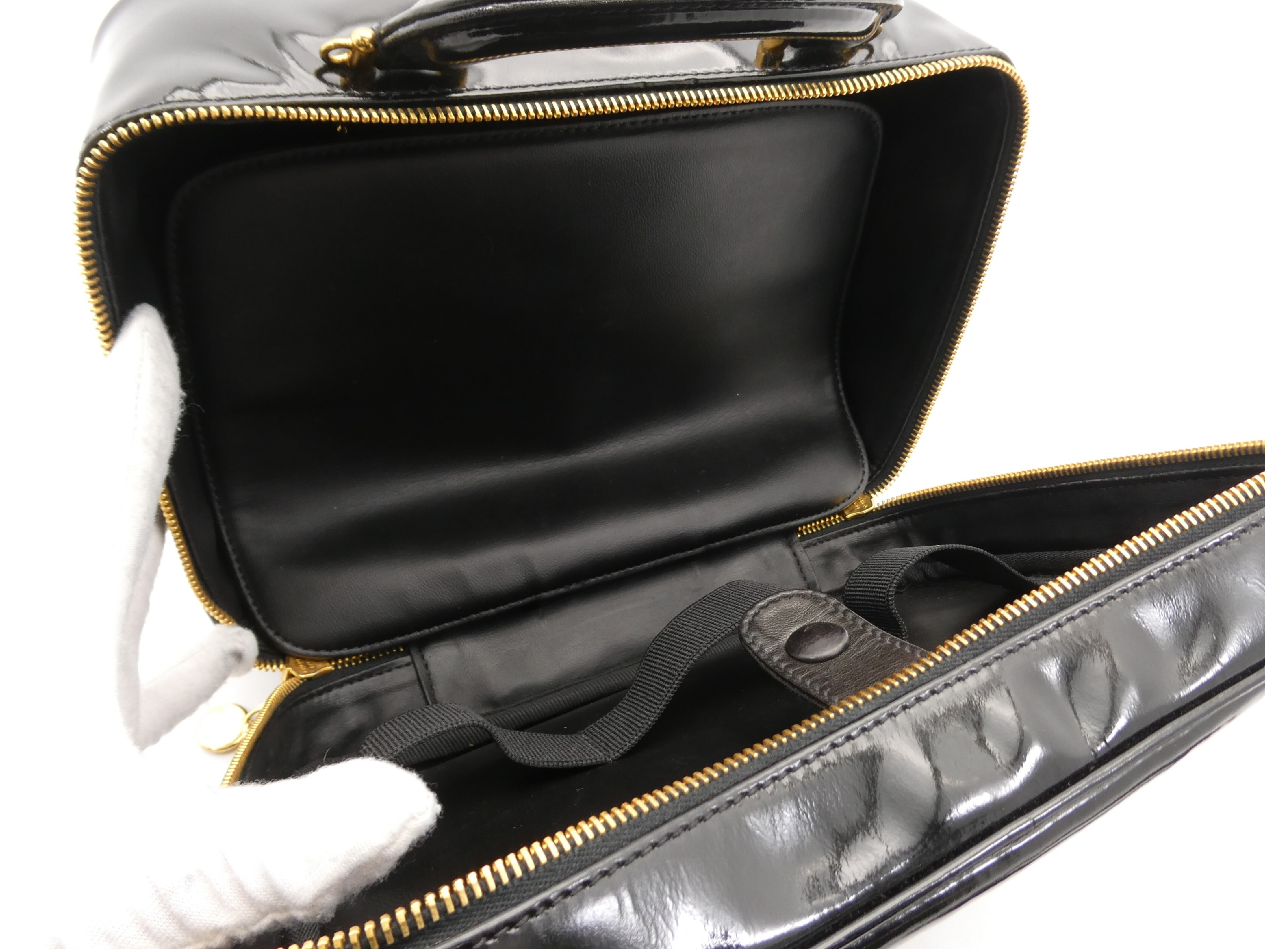 Coco Mark Enamel 2-Way Vanity Bag — view 7