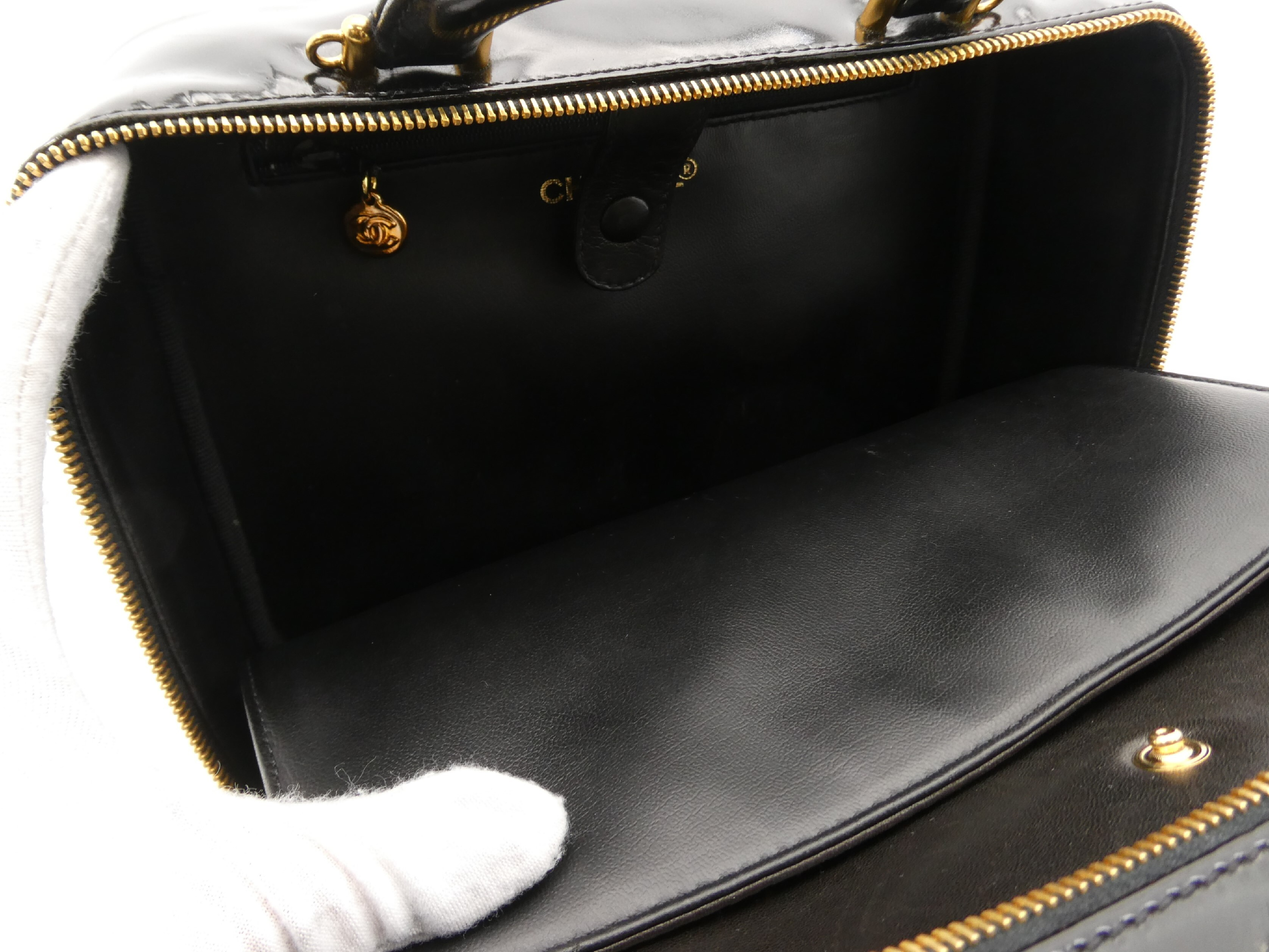 Coco Mark Enamel 2-Way Vanity Bag — view 8