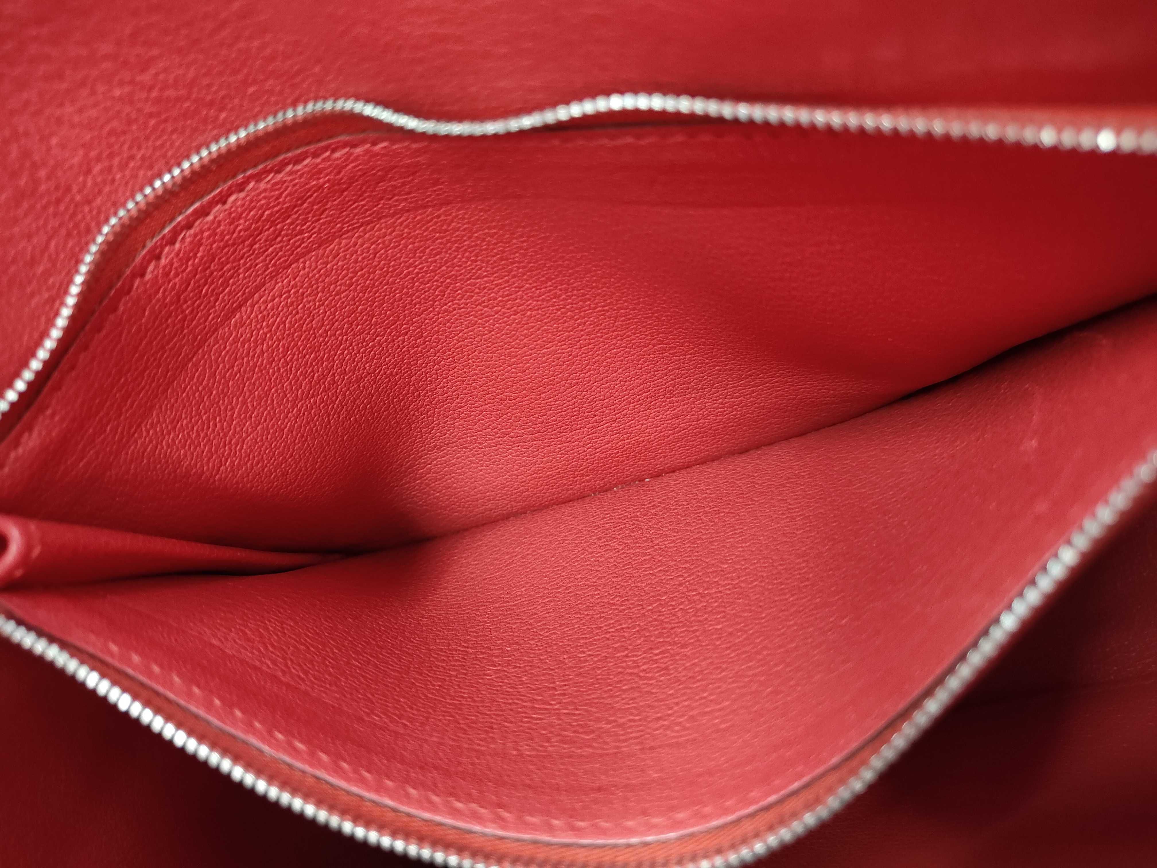 Gypsier 28 Rouge Cazac Taurillon Clemence Silver Hardware X Engraved Shoulder Bag — view 13