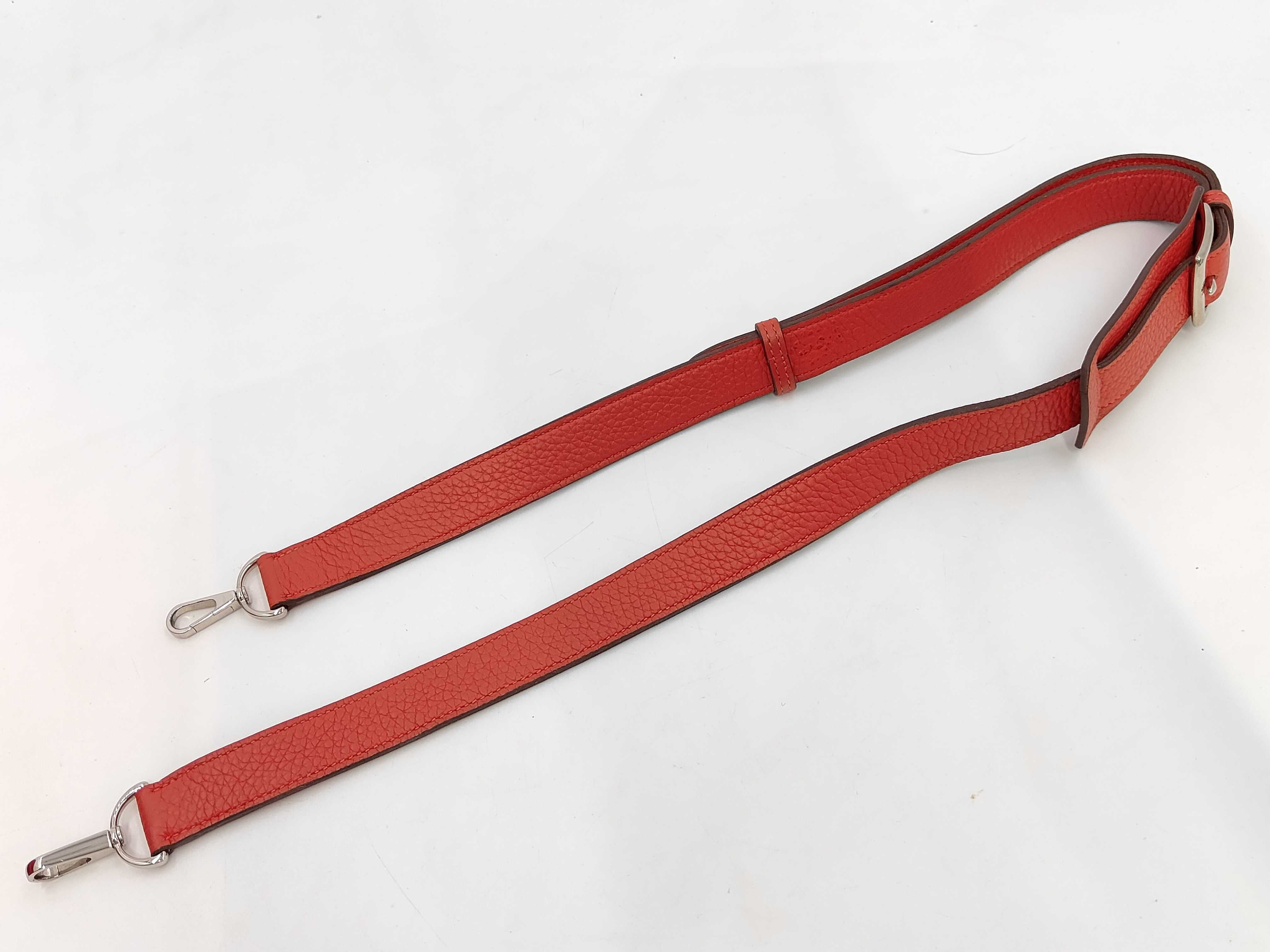 Gypsier 28 Rouge Cazac Taurillon Clemence Silver Hardware X Engraved Shoulder Bag — view 14