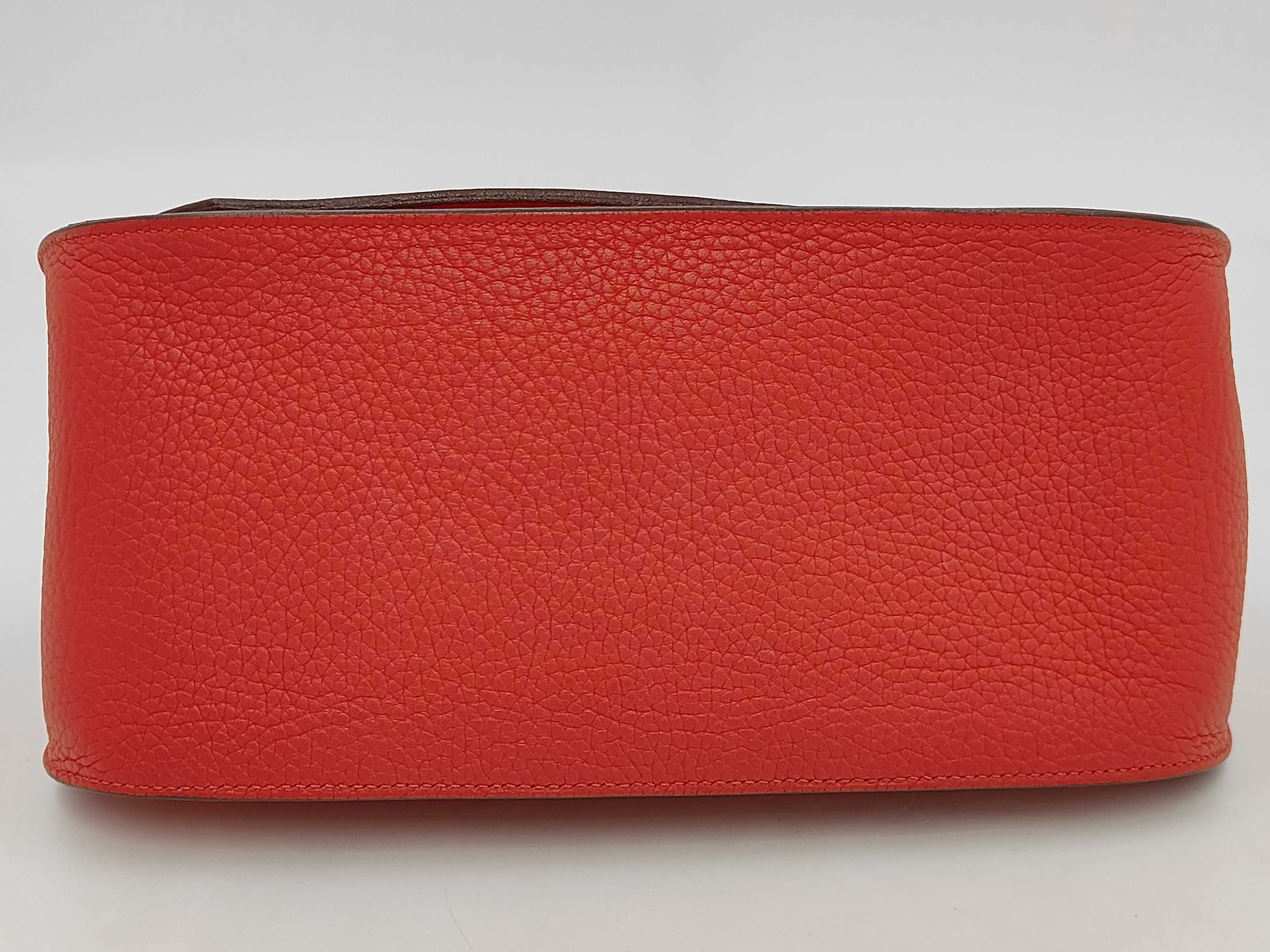 Gypsier 28 Rouge Cazac Taurillon Clemence Silver Hardware X Engraved Shoulder Bag — view 3